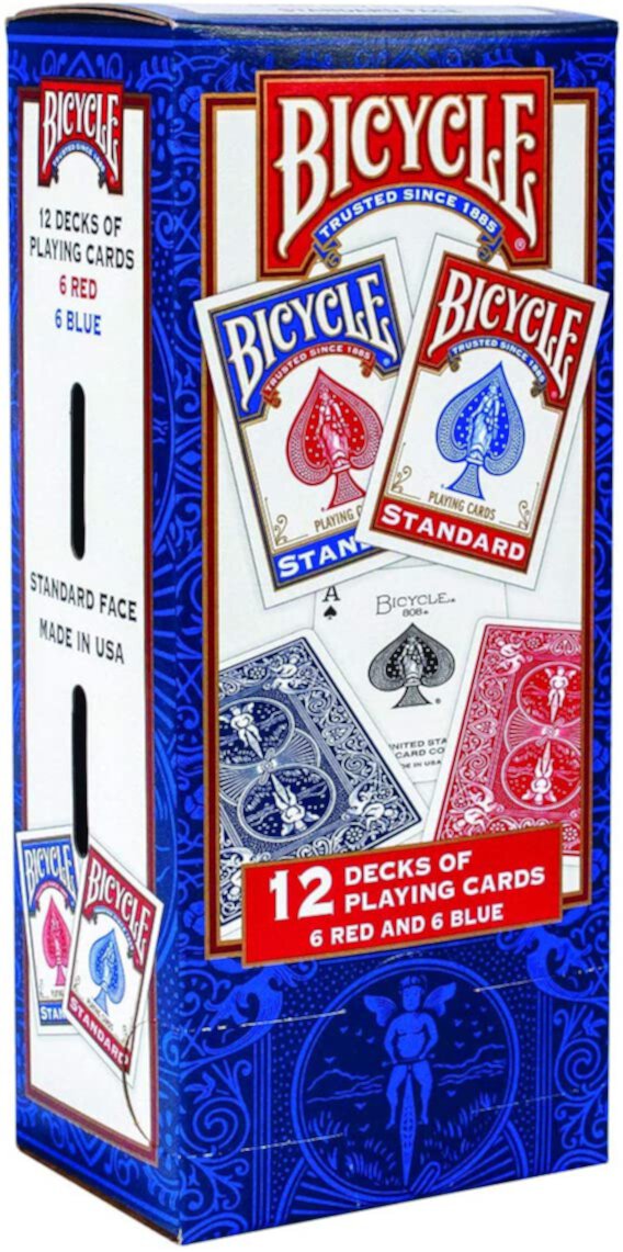 Bicycle Playing Cards - Poker Size - 12 Pack Bicycle