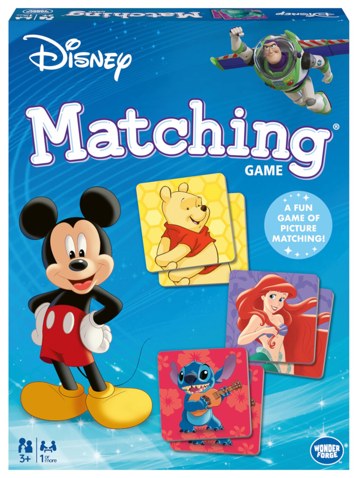 Wonder Forge Disney Matching Game For Girls & Boys Ages 3 and Up - A Fun and Fast Memory Game Wonder Forge