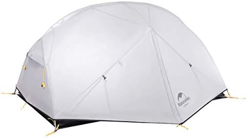 Naturehike Mongar 2 Person Backpacking Tent 3 Season Camping Ultralight Lightweight Tent Double Layer Free Standing Tent for Camping Hiking Cycling Naturehike