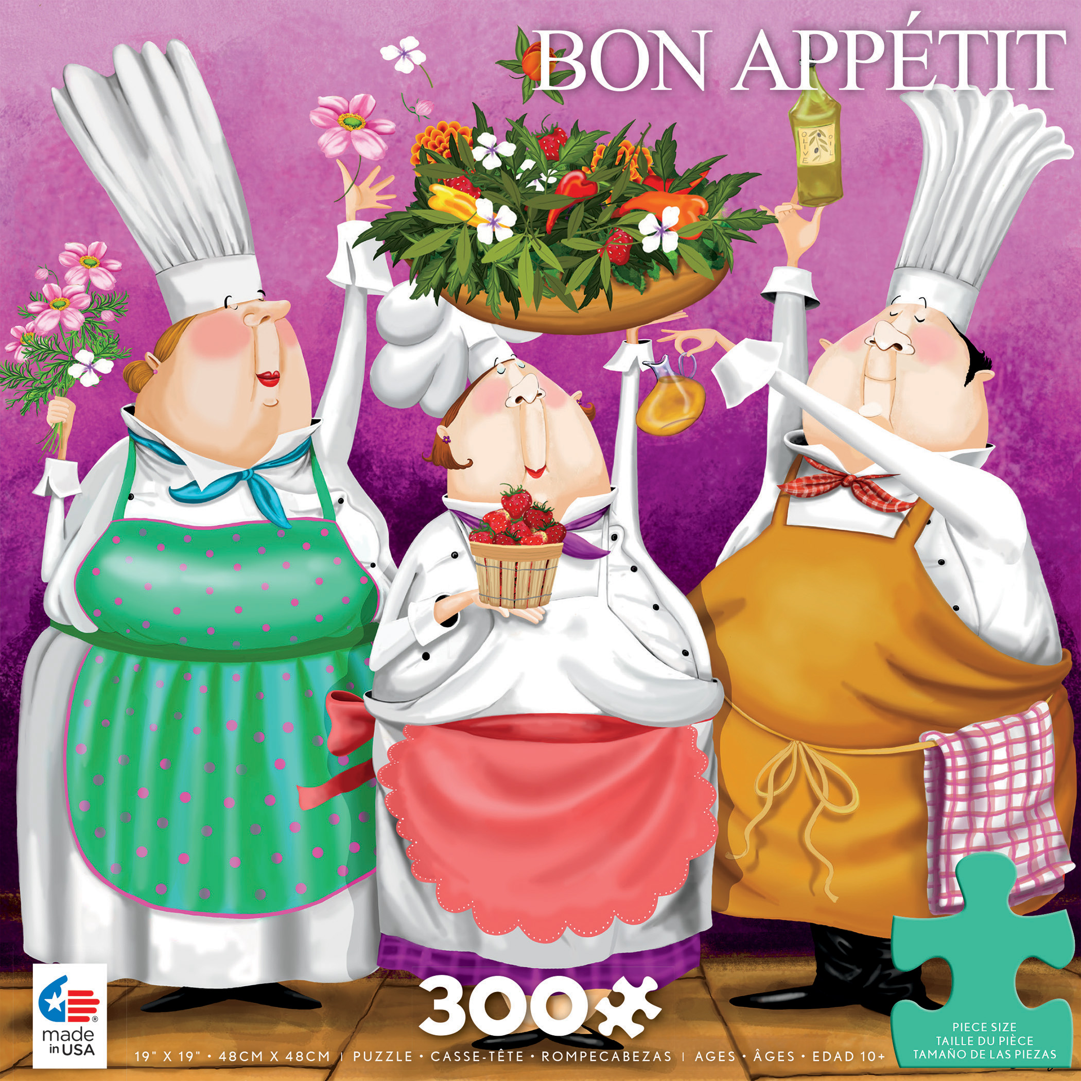 Ceaco 300pc Summer Salad Bon Apetit Puzzle Ceaco