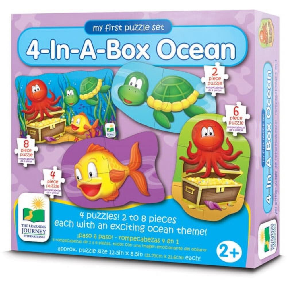 The Learning Journey My First Puzzle Set, 4-in-a-Box, Ocean The Learning Journey