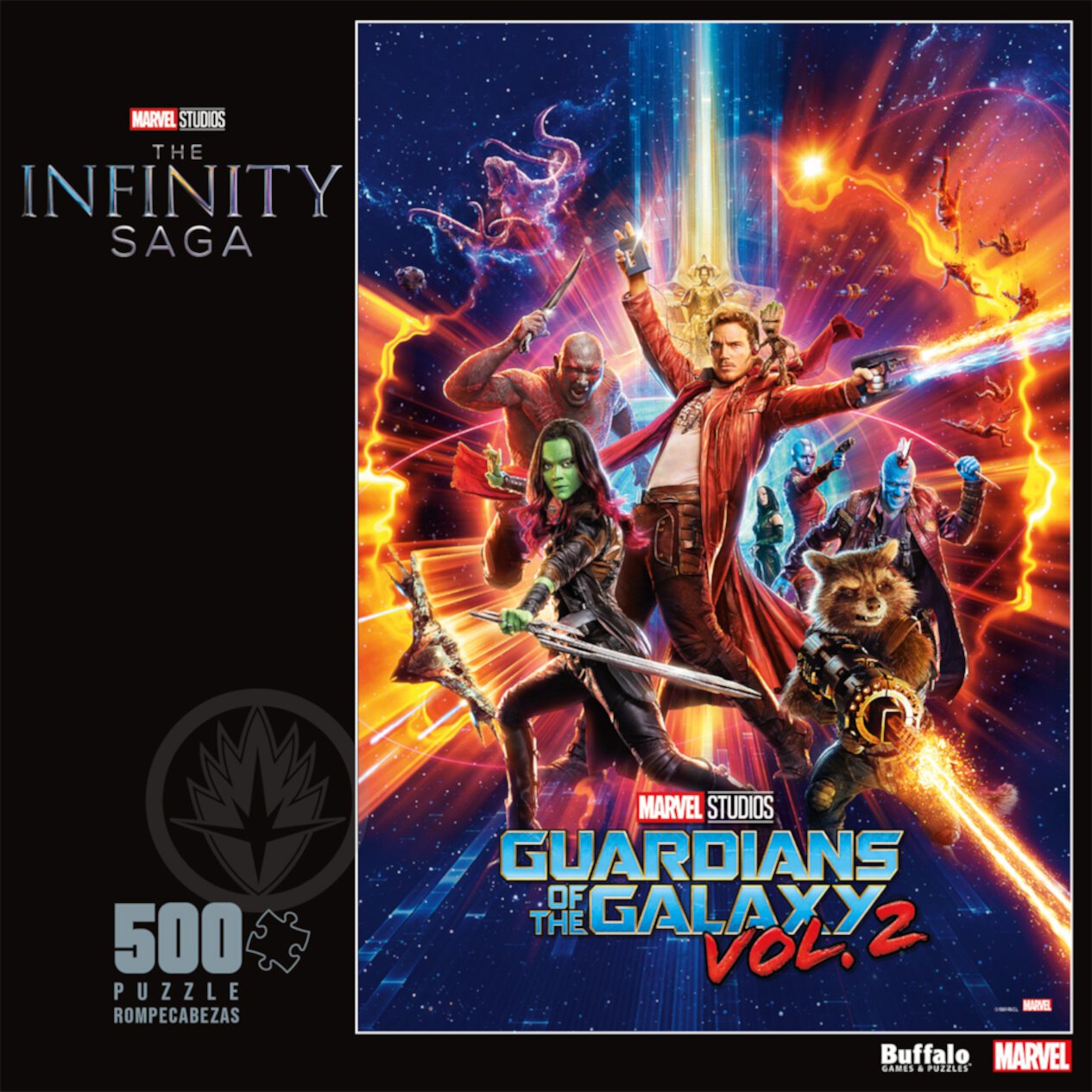 Buffalo Games - Marvel: Guardians of the Galaxy Vol. 2 - 500 Piece Jigsaw Puzzle Buffalo Games