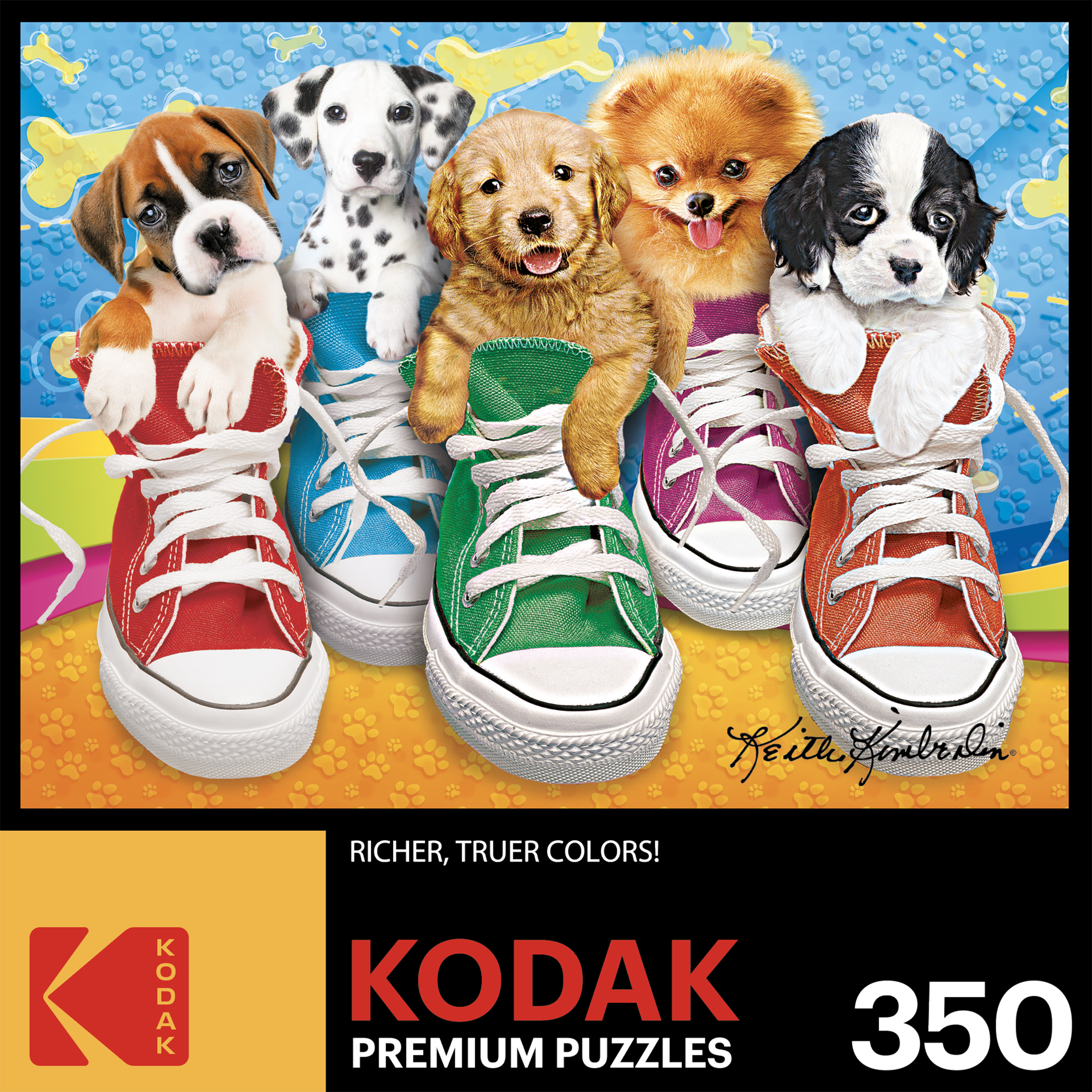 Cra-Z-Art Kodak 350-Piece Sneaky Pups Adult Jigsaw Puzzle Cra-Z-Art