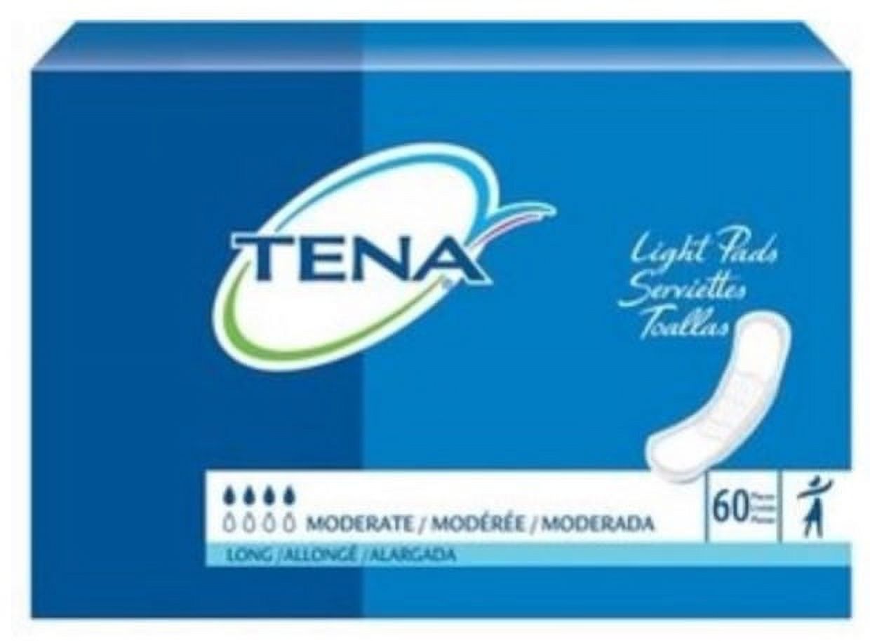 Special 3 packs of Moderate Long Pads - 60 per pack - SCA Personal Care 41409, Dimensions 12 Inch Length By TENA,USA Tena