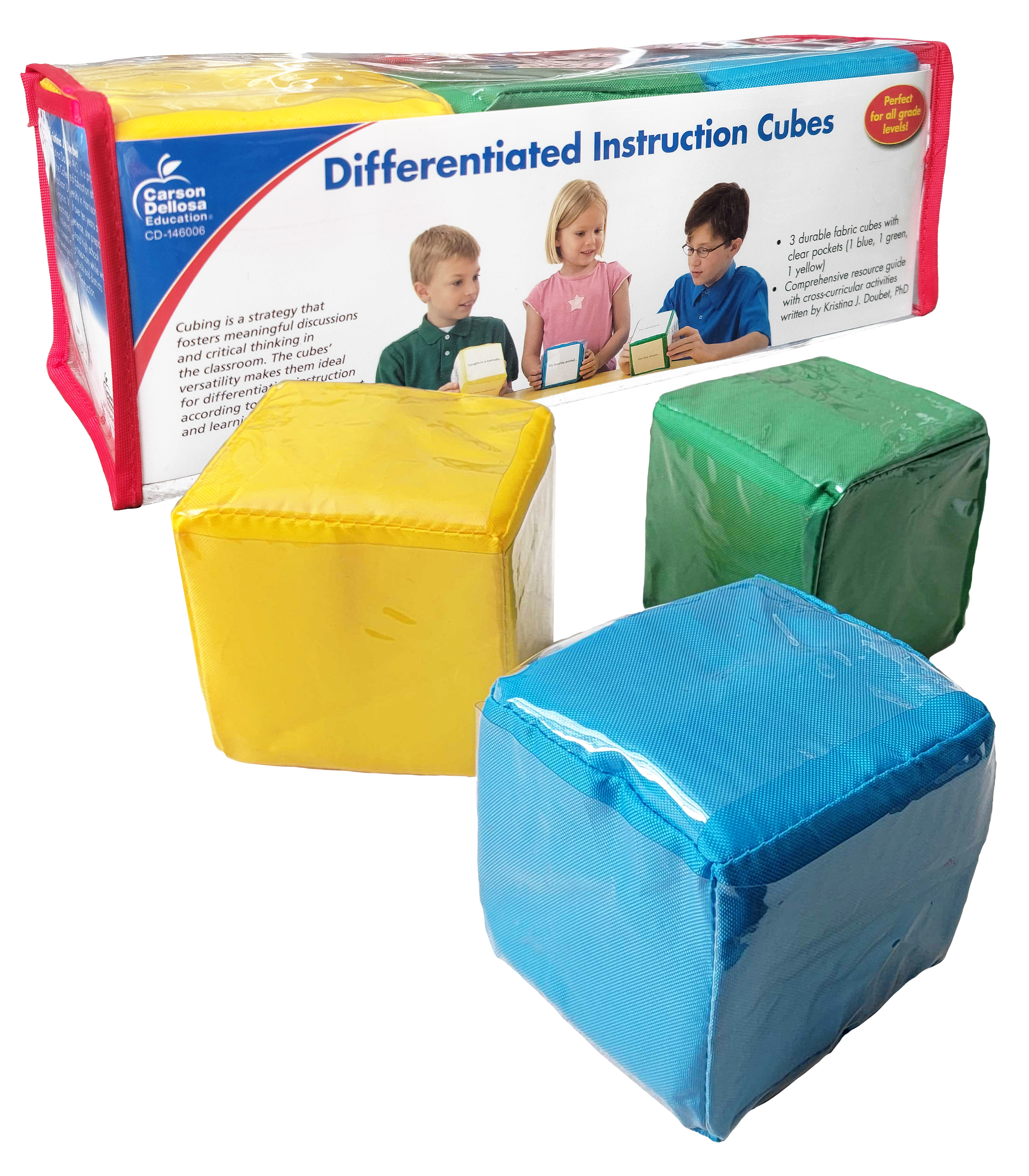 Carson Dellosa Differentiated Instruction Cubes Manipulative (3 cubes) CD CARSON-DELLOSA PUBLISHING GROUP