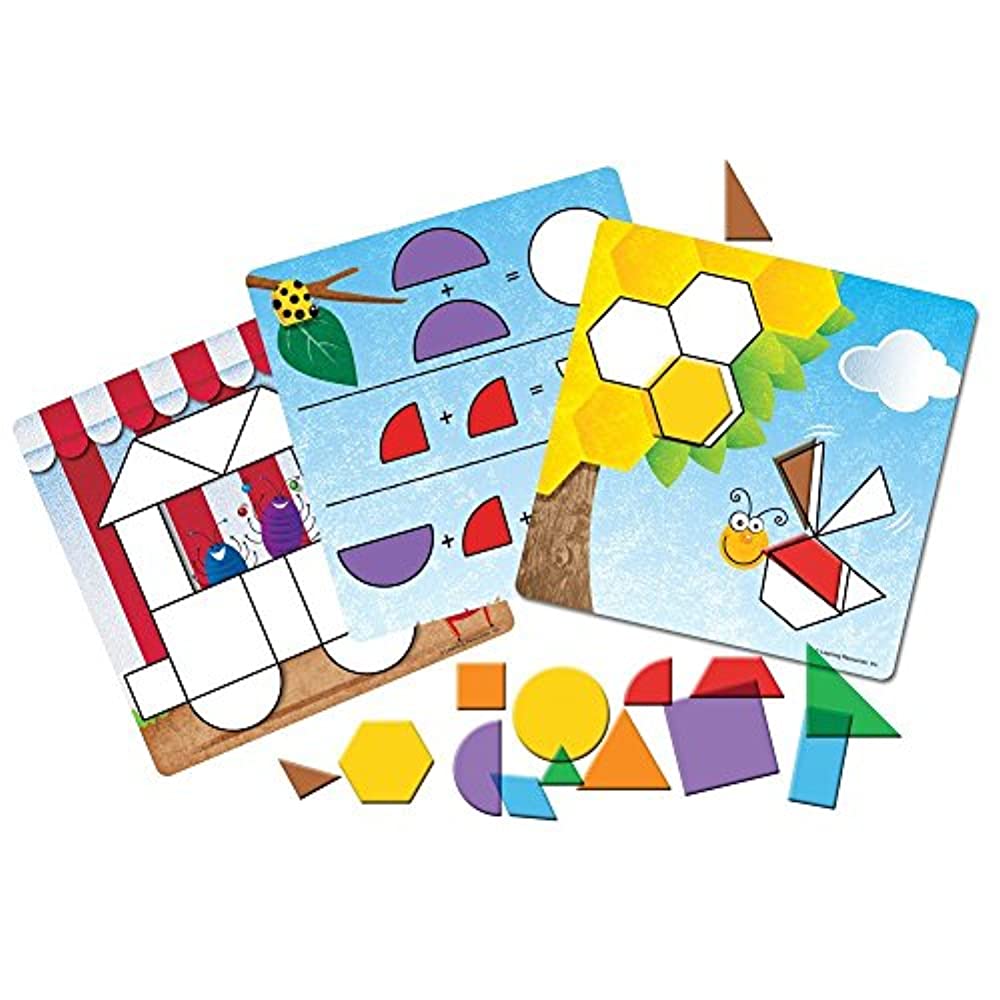 Learning Resources Shapes Don't Bug Me Geometry Activity Set Learning Resources