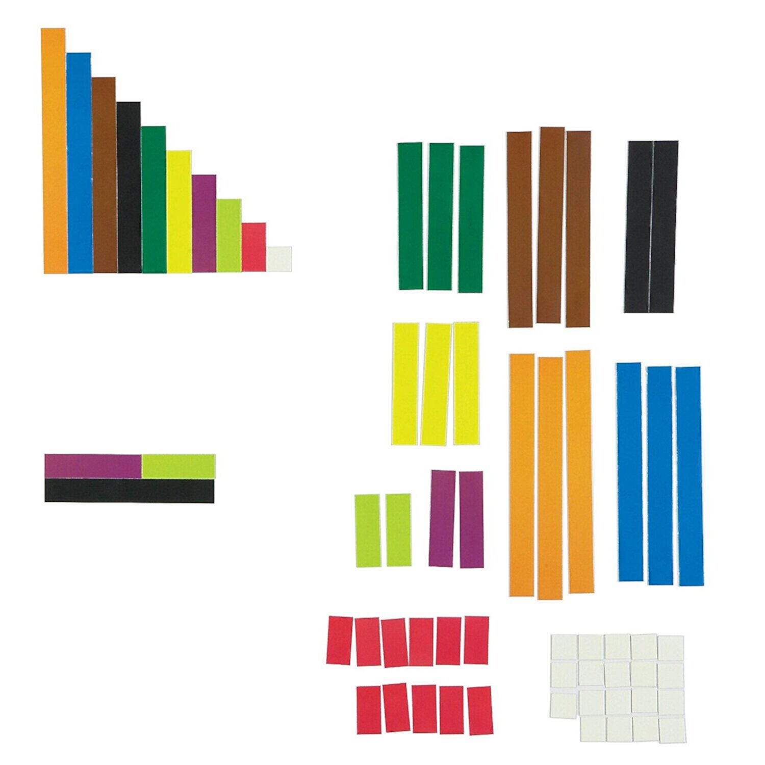 Learning Resources Magnetic Cuisenaire Rods, Math Manipulatives, Early Match Concepts, Ages 5, 6, 7+ Learning Resources