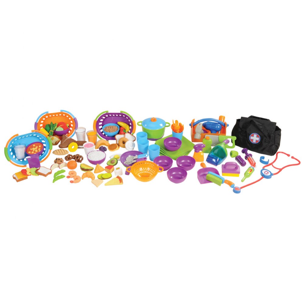 Learning Resources Toddler Pretend Play Starter Set - 115 Pieces Learning Resources