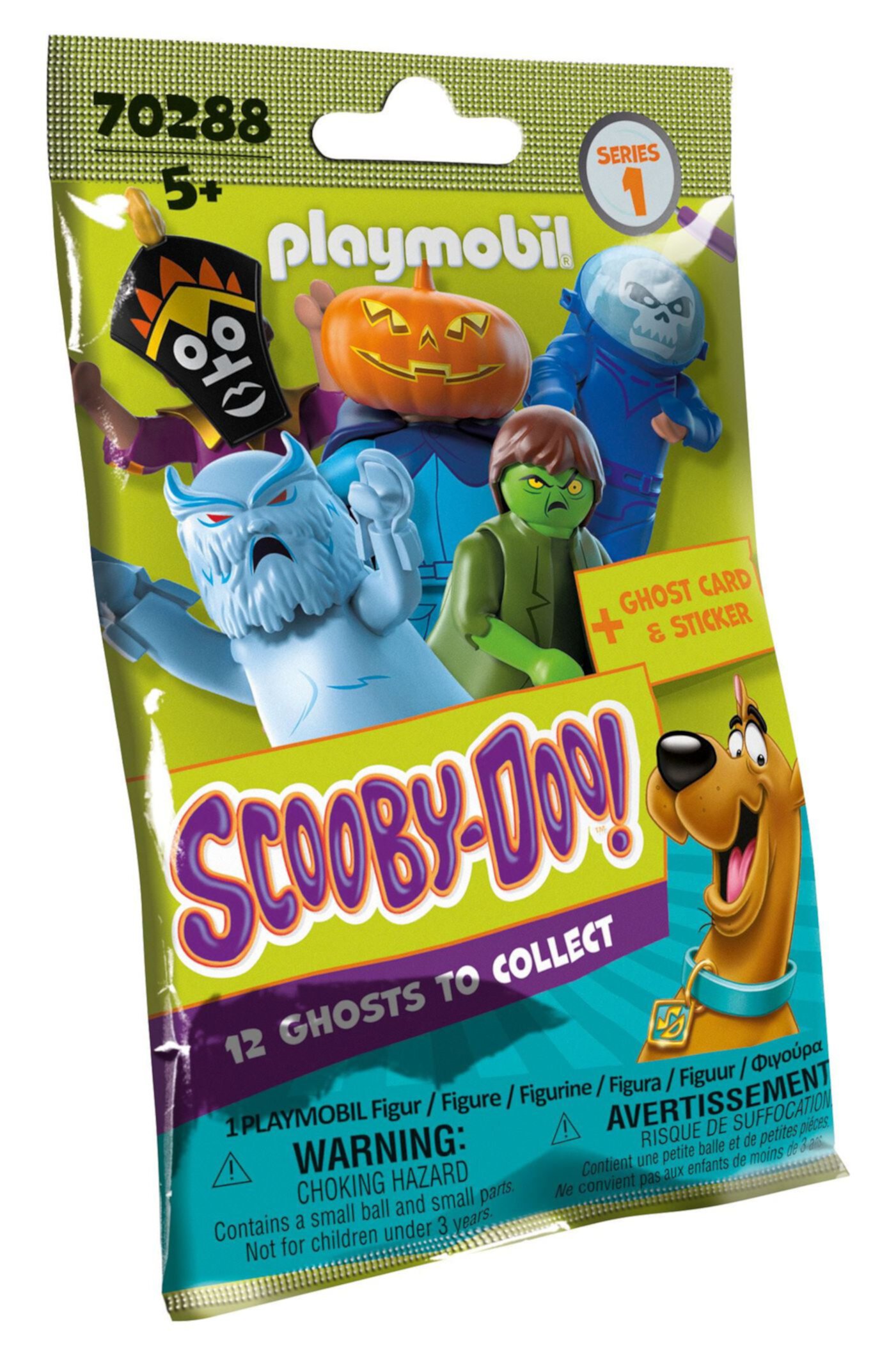 Фигурки Scooby-Doo! с привидениями (Серия 1), 12 шт., для детей от 5 лет Playmobil