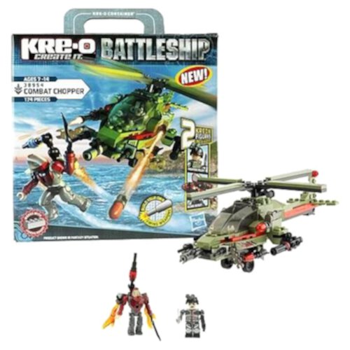 Конструктор KRE-O Десантный вертолет - 174 детали, 2 фигурки Креона Hasbro