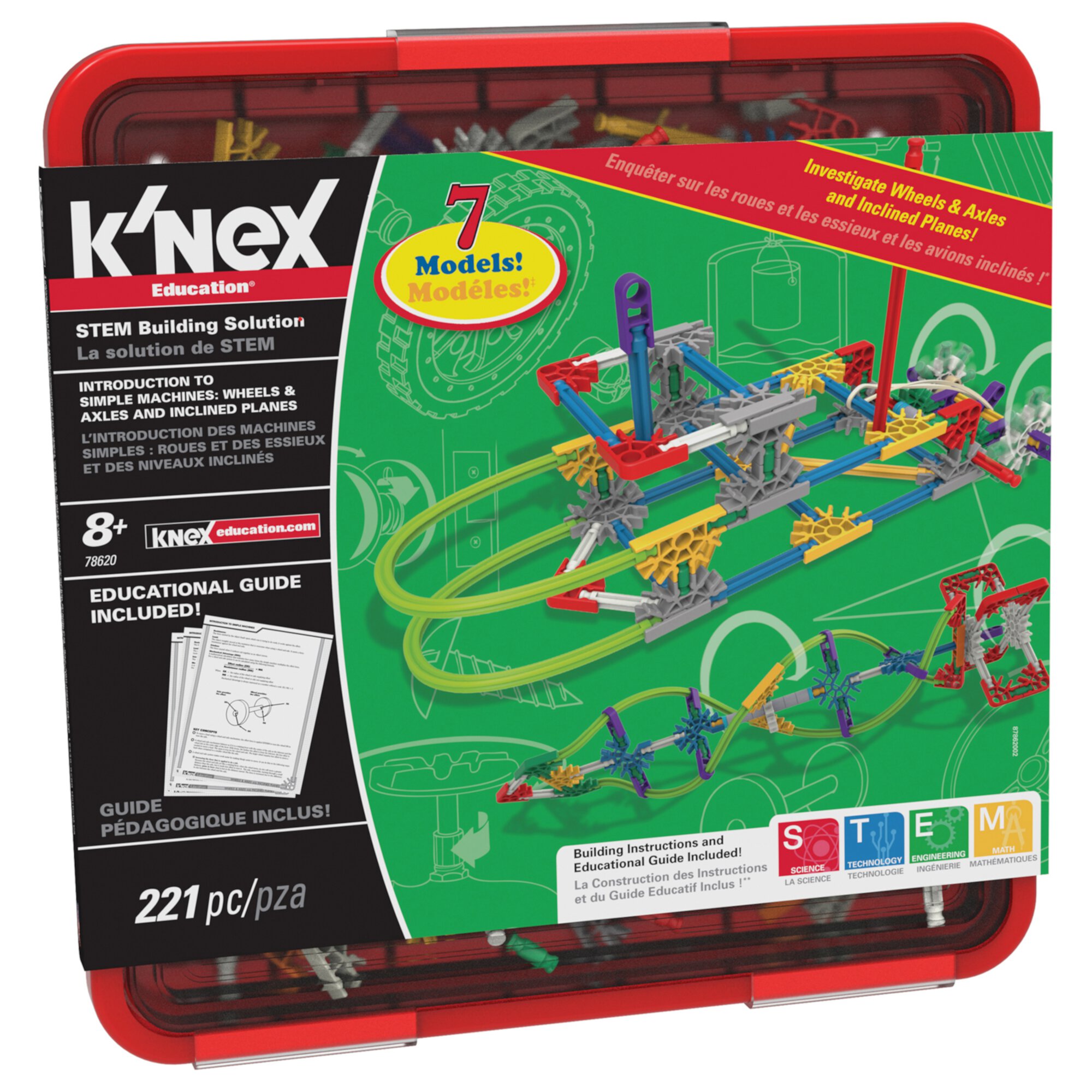 K'NEX® Wheels & Axles and Inclined Planes Set K'NEX