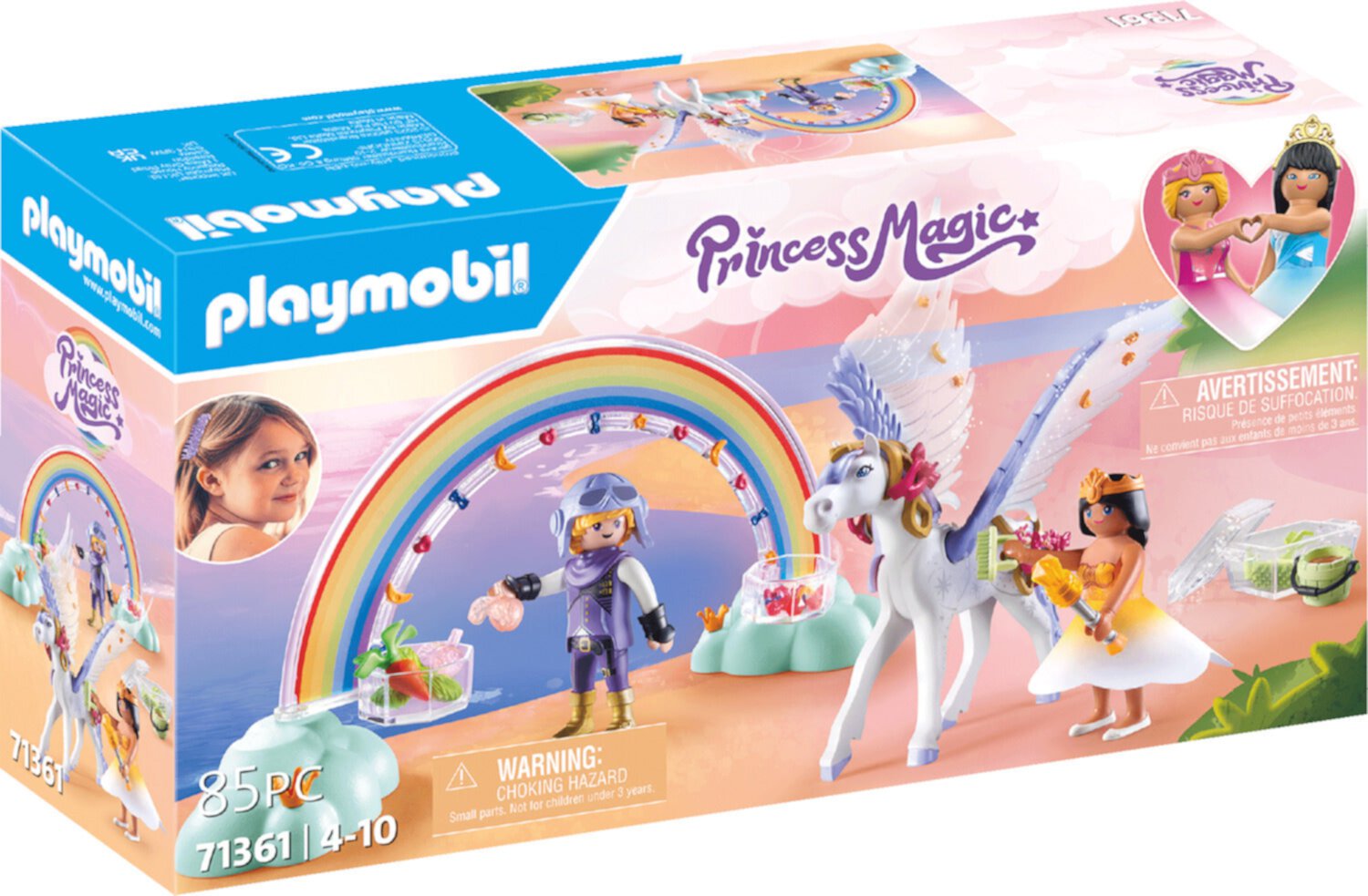 Playmobil Pegasus with Rainbow in The Clouds Playmobil