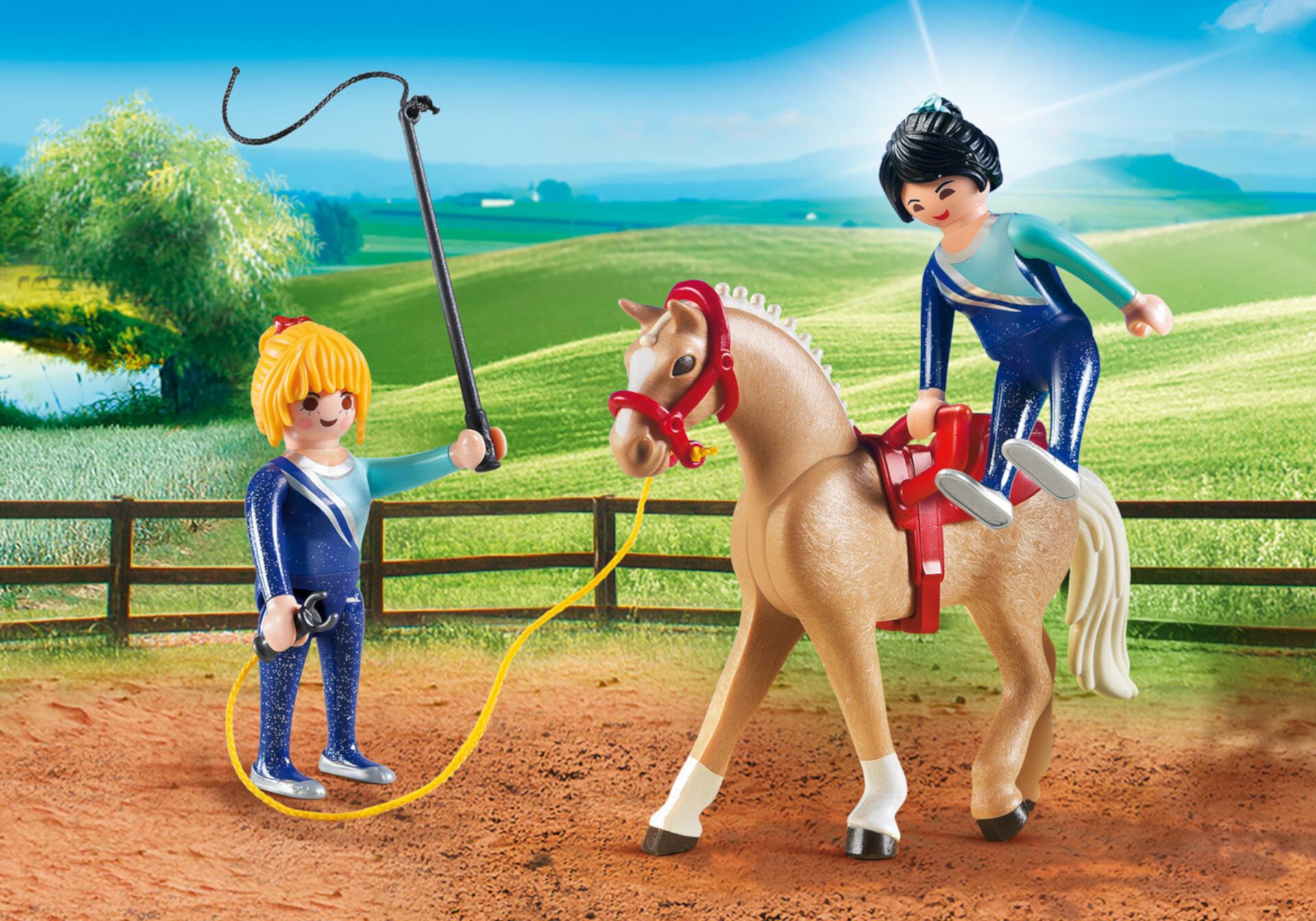 playmobil vaulting horse building set Playmobil