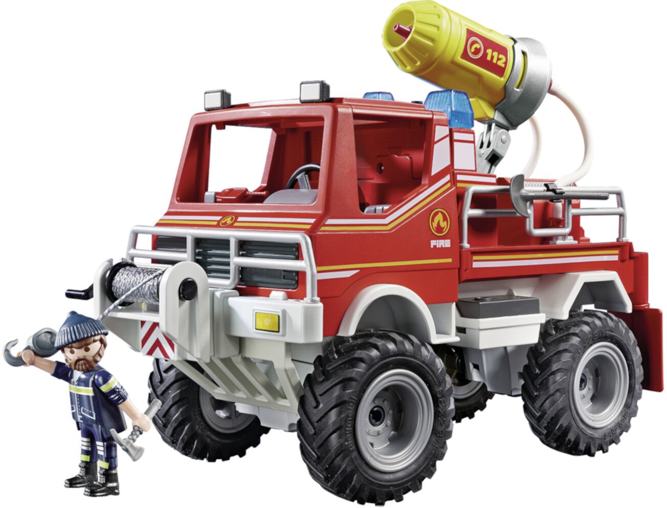 PLAYMOBIL Fire Truck Vehicle Playset (56 Pieces) Playmobil