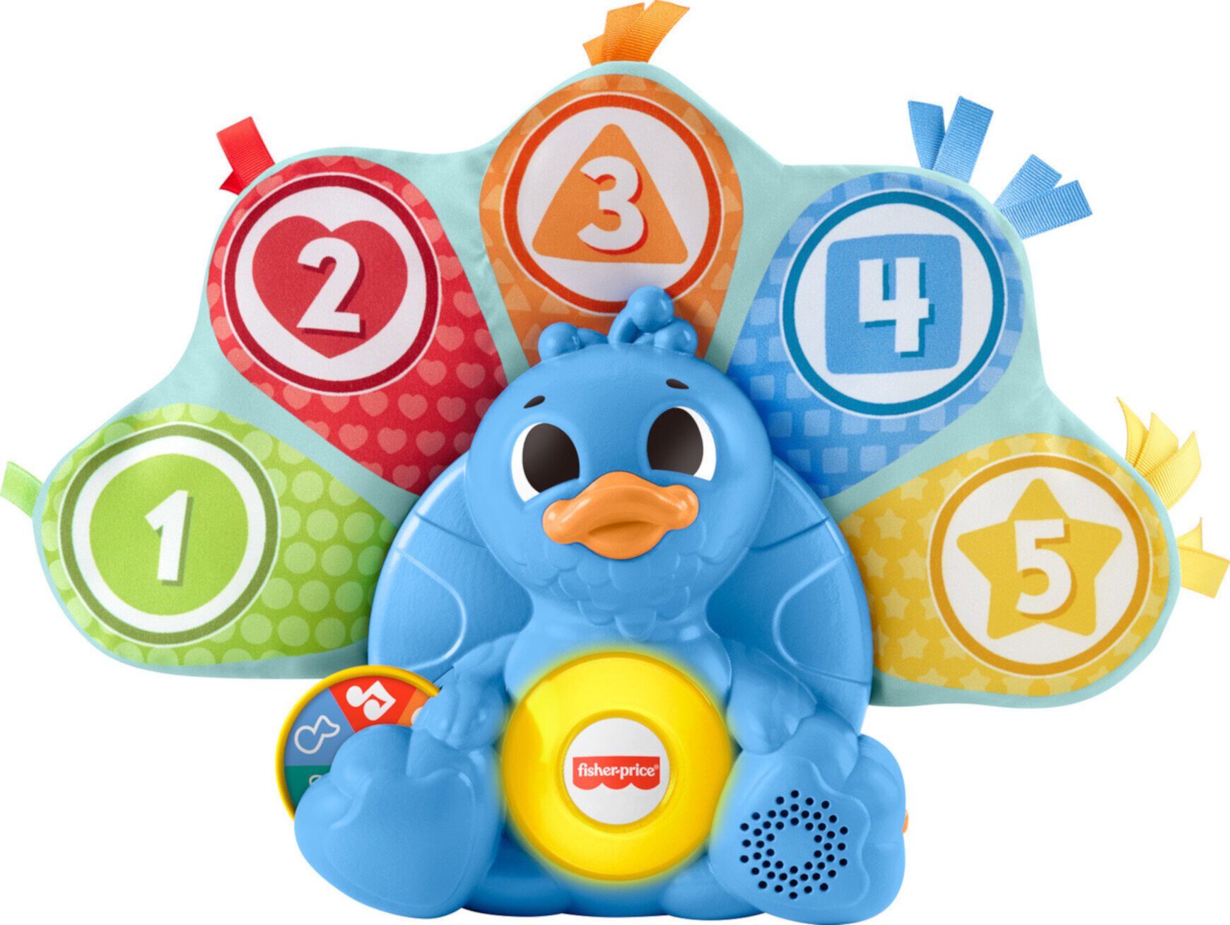 Fisher-Price Linkimals Counting & Colors Peacock Interactive Learning Toy for Infants & Toddlers Fisher-Price