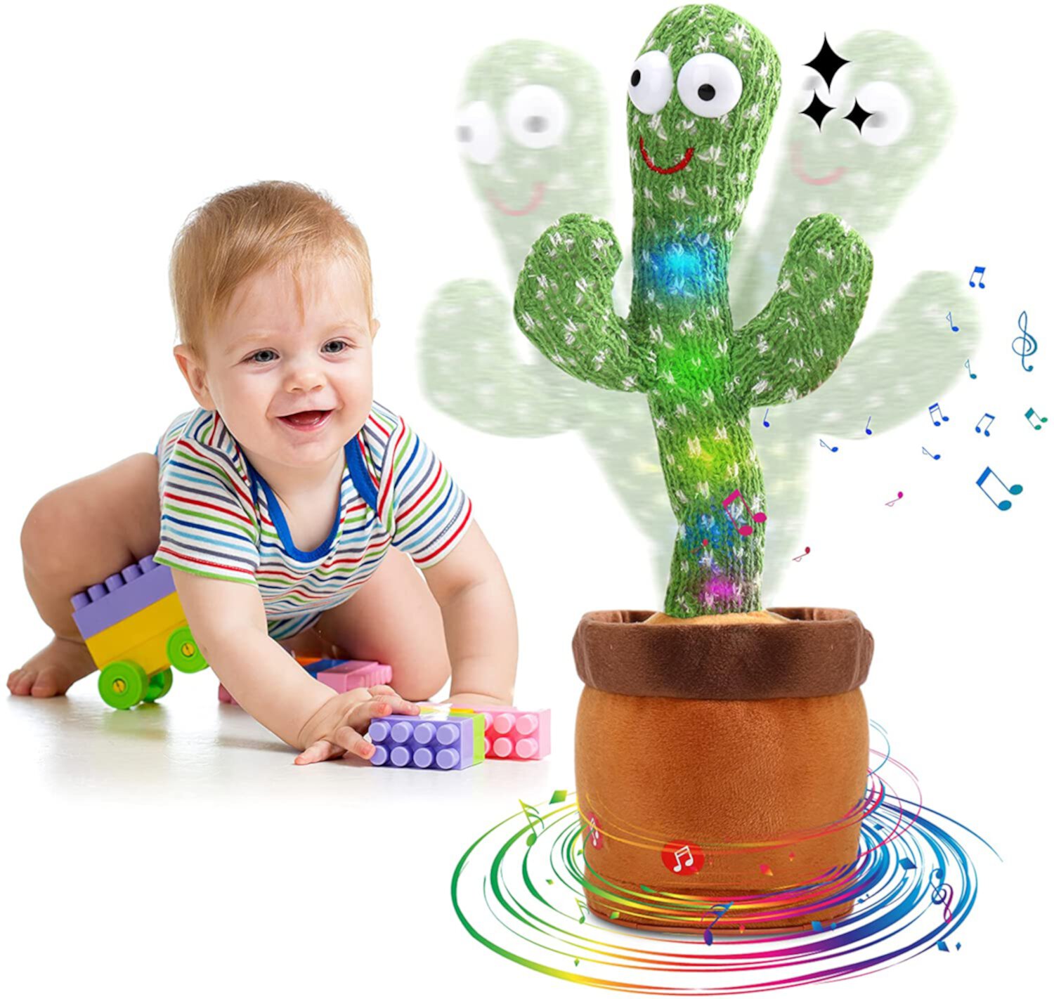 OMZER Singing, Talking & Repeating What You say Toy for Home Decoration & Babies with 120 English Songs Omzer