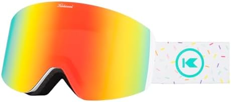 Лыжные очки Knockaround Whirlwinds для детей - антивспышечное и противотуманное покрытие с полной защитой UV400 Knockaround