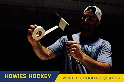 Howies Hockey Tape - White Cloth Hockey Tape (12 Pack) and Free Tape TIN Howies