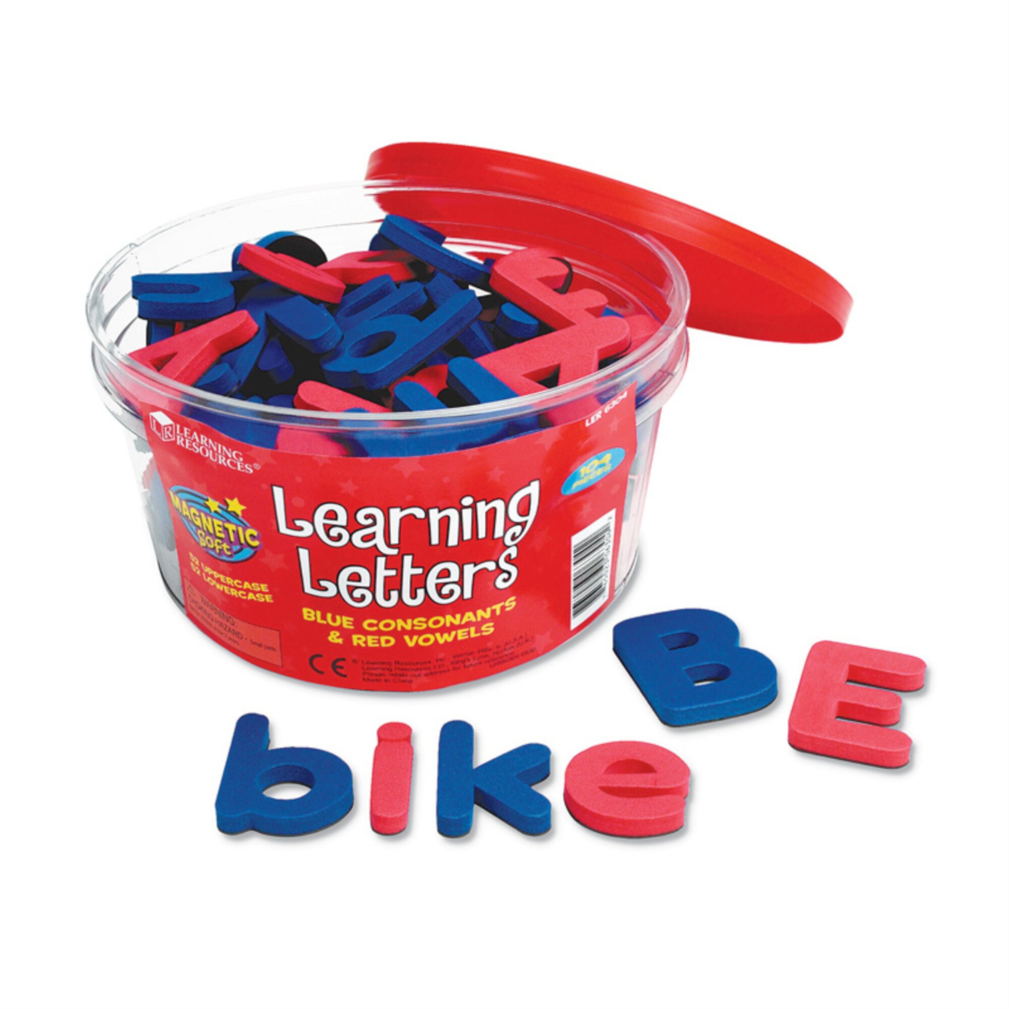 Learning Resources Magnetic Learning Letters - 104 Pieces, Perfect for Toddlers Boys and Girls, Letters for Kids Learning Resources