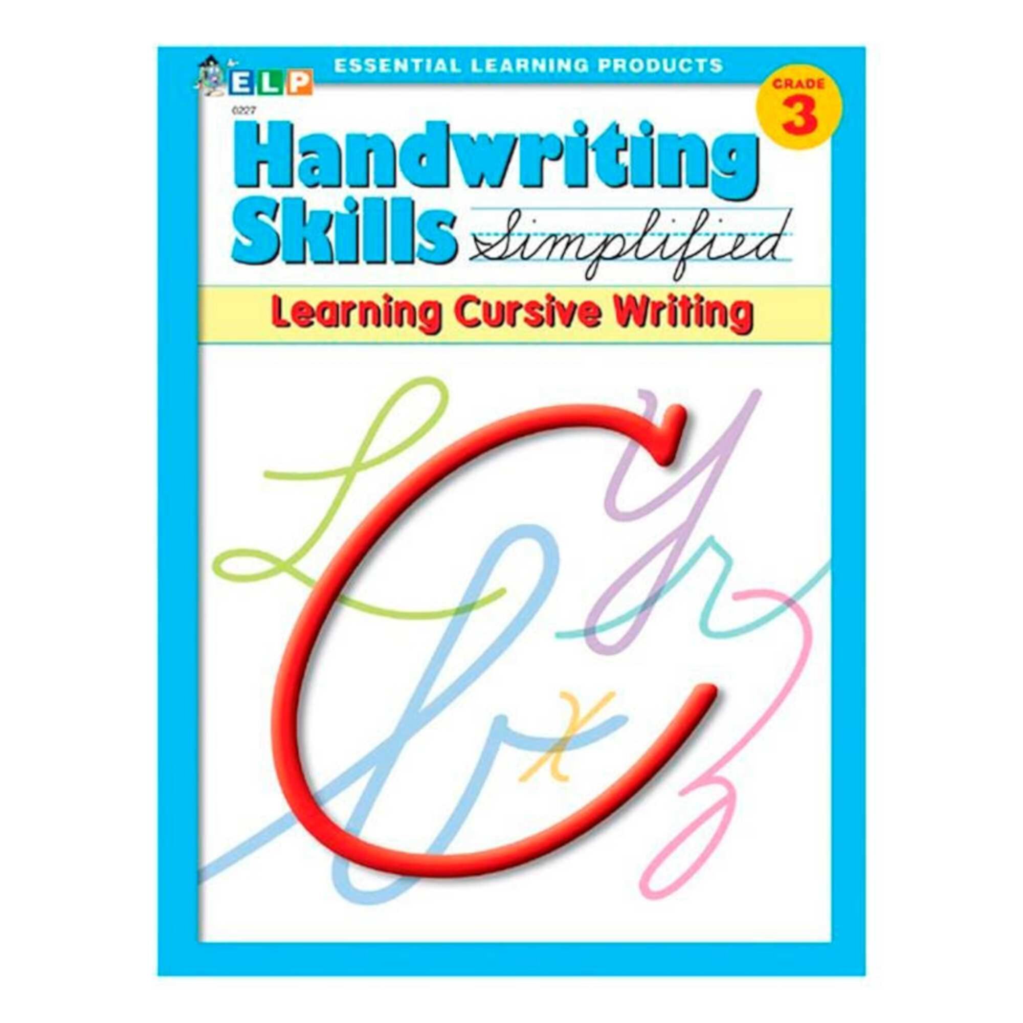 Essential Learning Products 0227 Handwriting Skills Simplified - Learning Cursive Writing Essential Learning Products