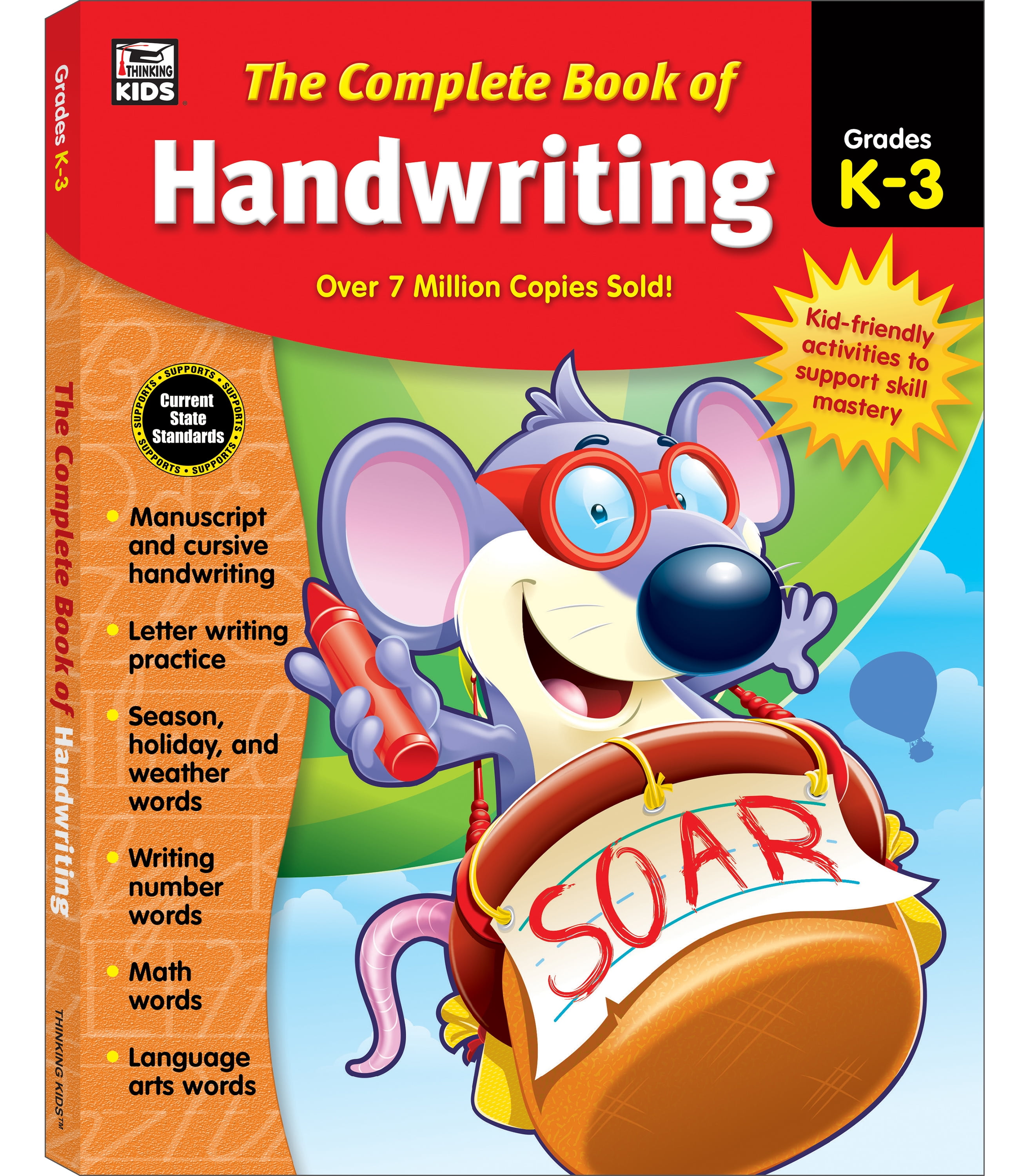 Thinking Kids The Complete Book of Handwriting Workbook Grade K-3 (416) Thinking Kids'