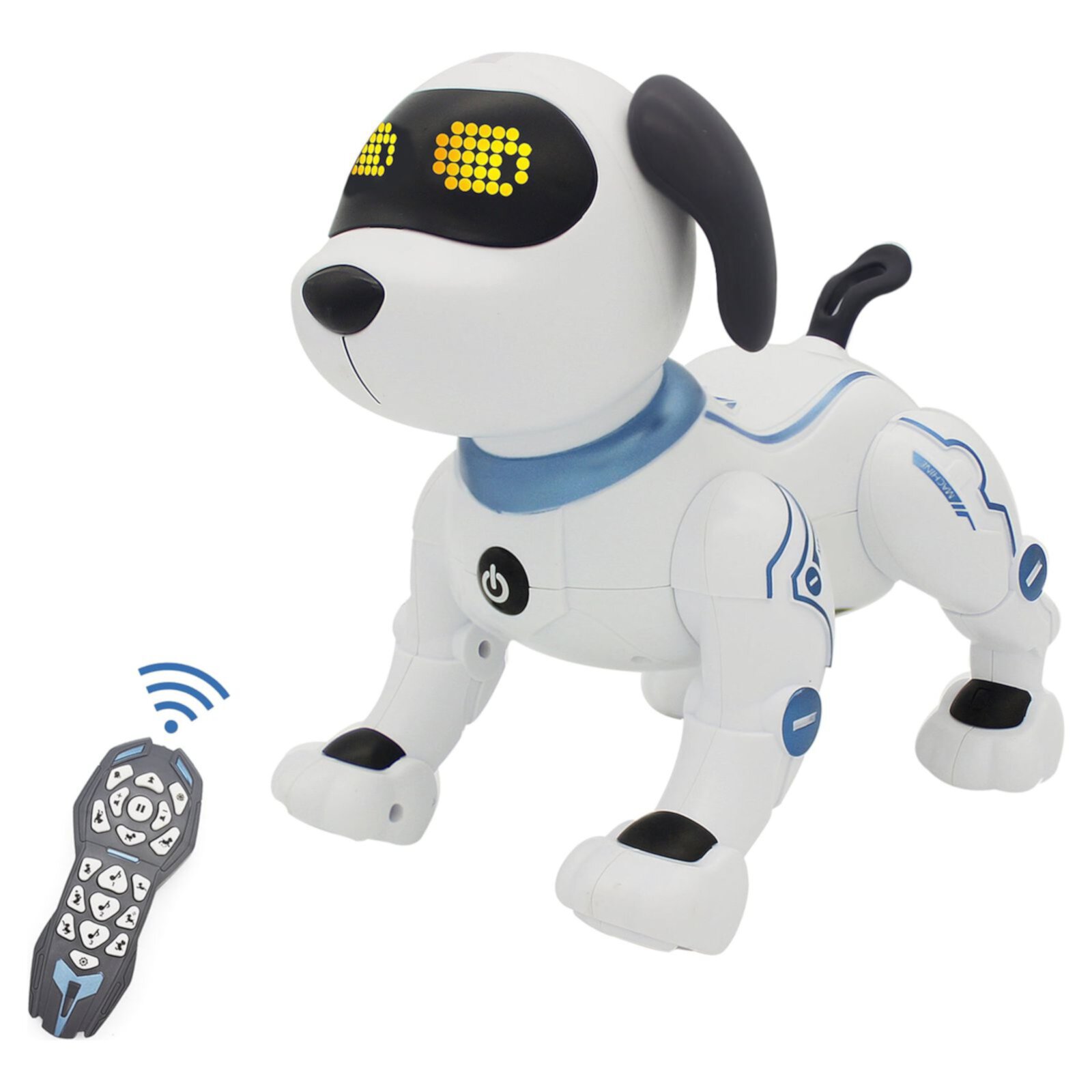 Fisca Interactive Voice Control Remote Control Robot Dogs Toys for Kids, Intelligent Toddler Robo Dogs with 8 Unique Funtions Fisca