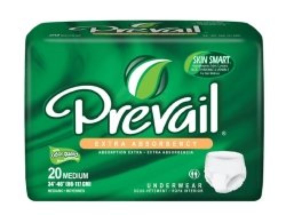 Underwear Prevail Extra Pull On Medium Disposable Moderate Absorbency #PV-512 Prevail