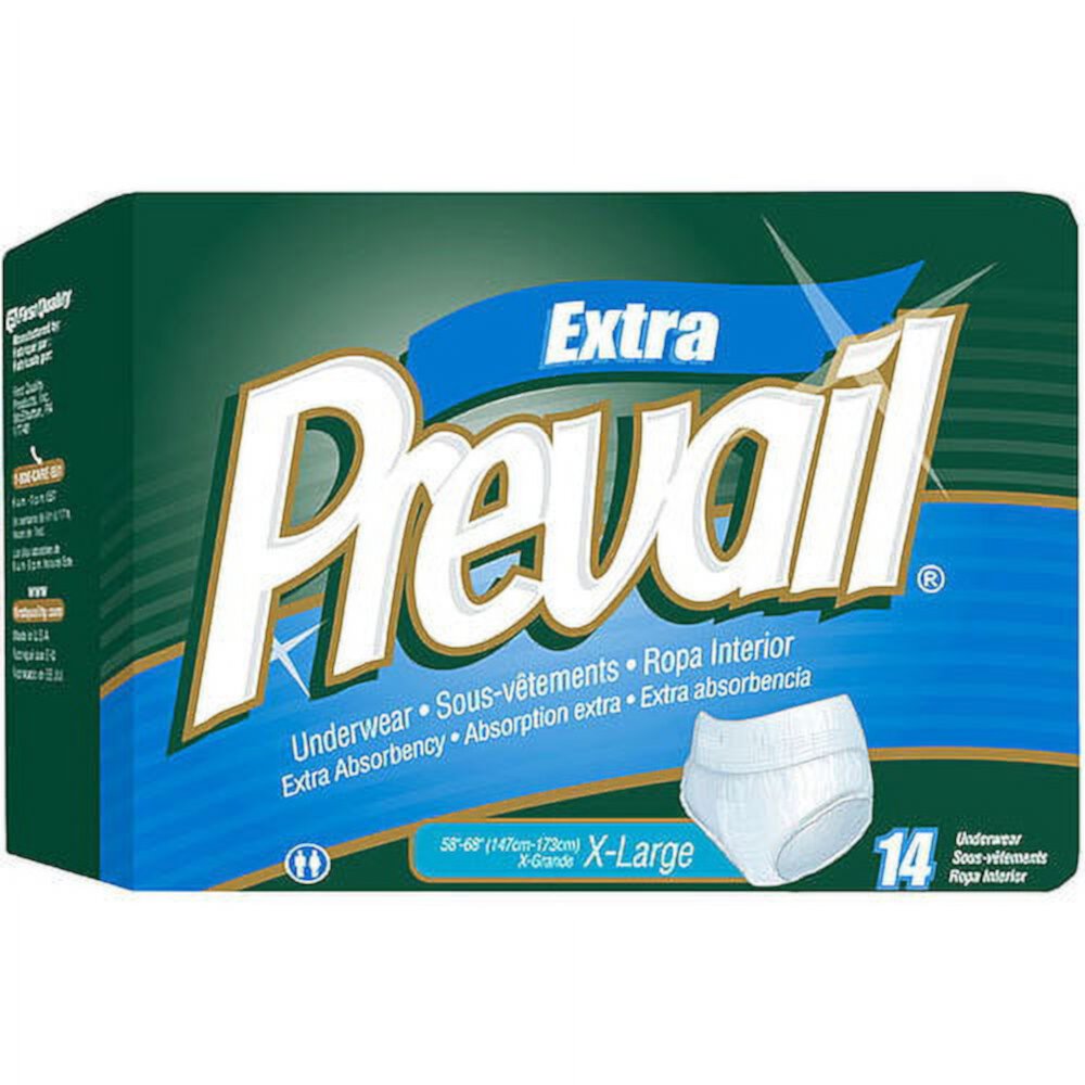 Prevail Protective Adult Underwear, Moderate to Heavy Protection, XL, 56 ct Prevail