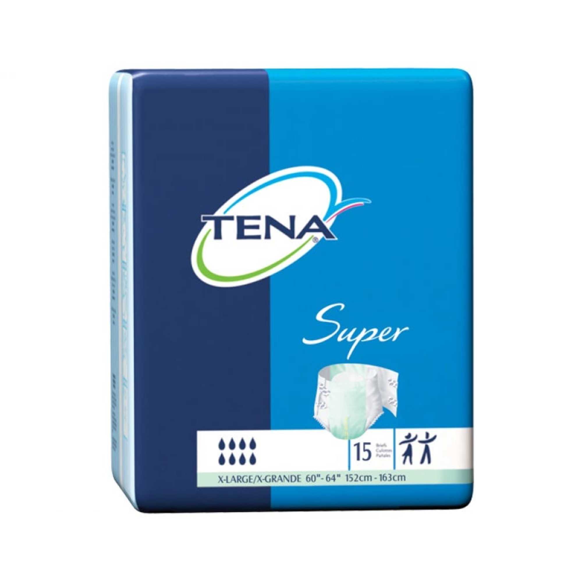 Tena 68011 Super Extra Large Briefs Maximum Absorbency 60/Case Tena