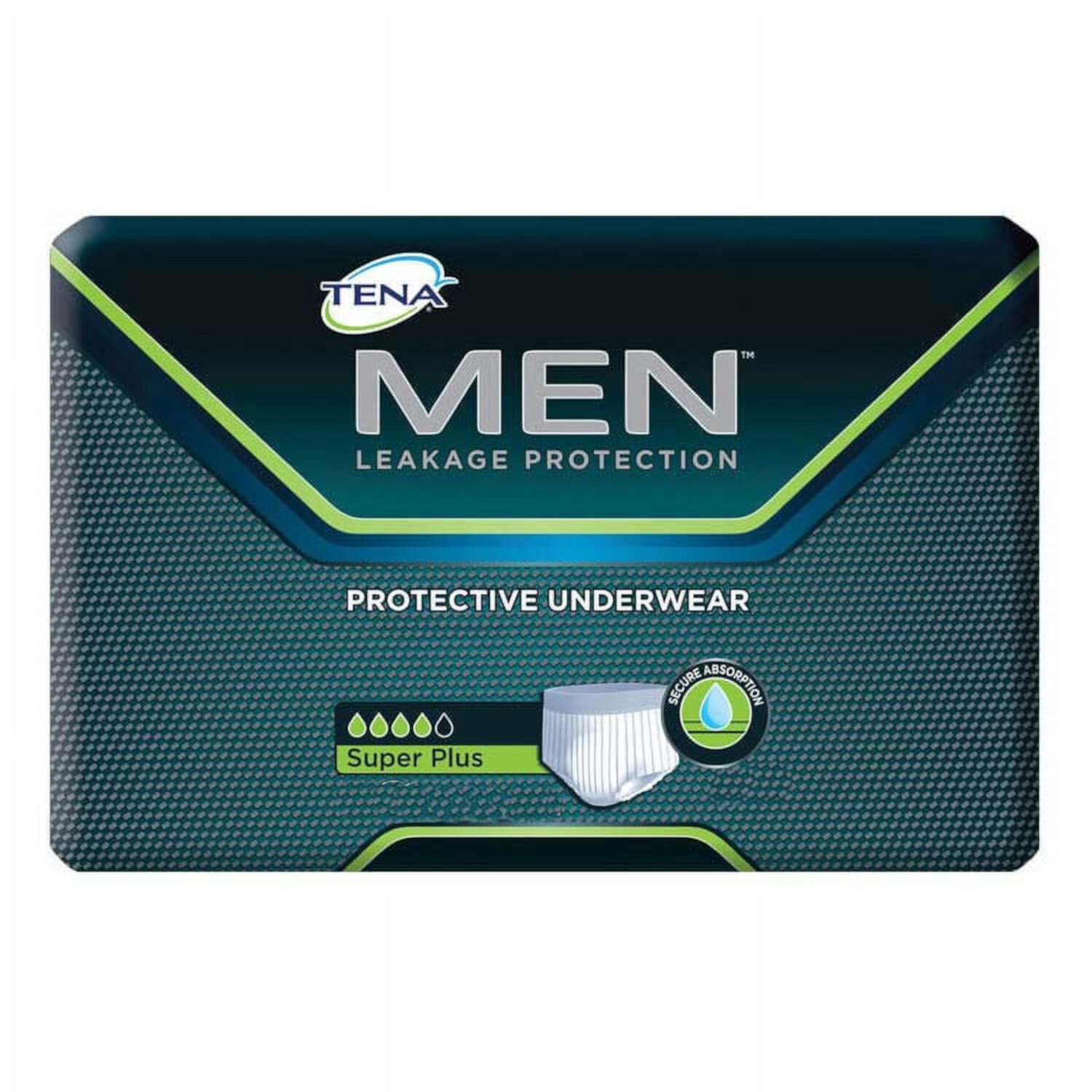 TENA Men Protective Underwear, Super Plus, X-Large 44"-64" Part No. 81920 Qty Per Case SCA PERSONAL CARE