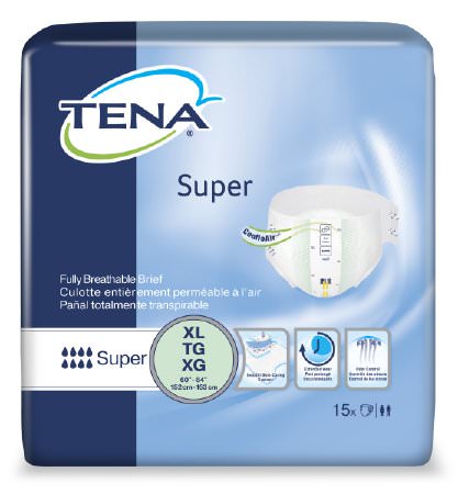 Tena Disposable Heavy Absorbency Brief, X-Large, 60 Ct Tena