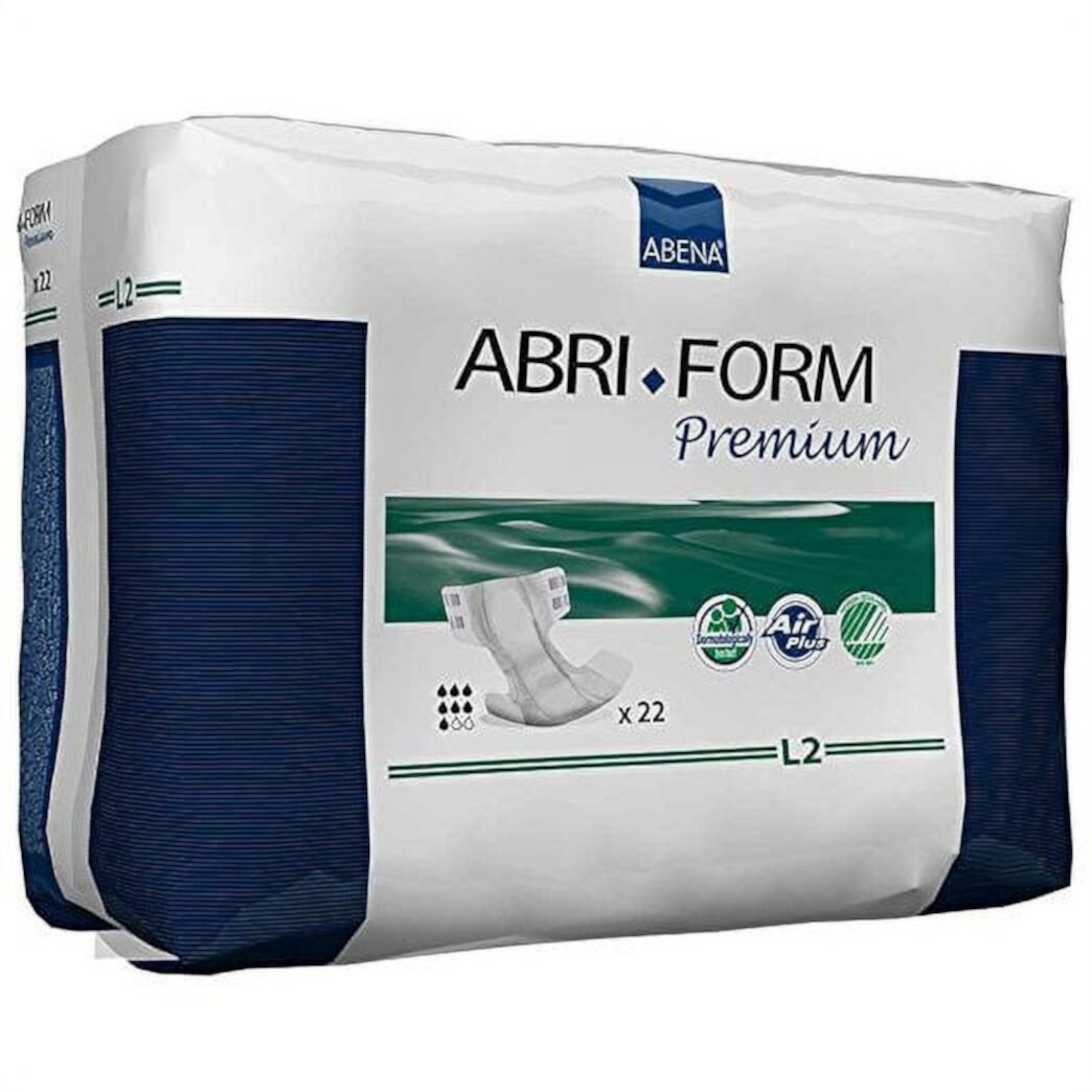 Abena Abri-Form Premium Brief, LARGE, L2, 43065 - Pack of 22 Abena