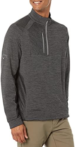 Callaway Men's Eco Striped Mid Weight Fleece Base Layer Callaway