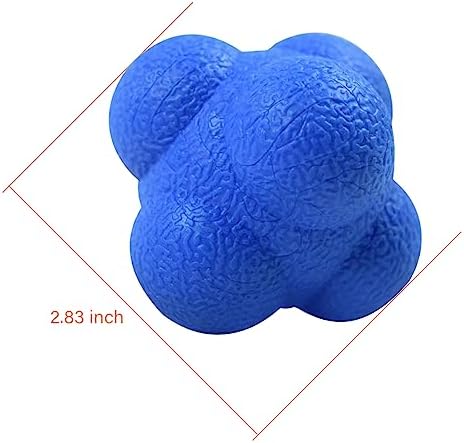 AIRLAXER Reaction Ball,Reflex Ball for Hand Eye Coordination Training,2.83 inch,Pack of 3-Orange,Blue,Grey. Airlaxer