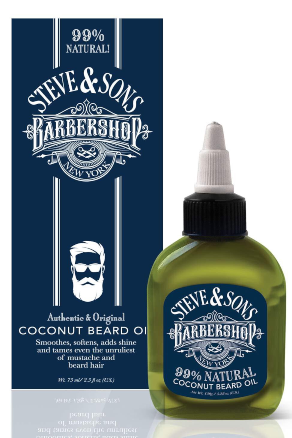 Steve & Sons Barbershop Beard Oil - Coconut 2.5 oz. Steve & Sons