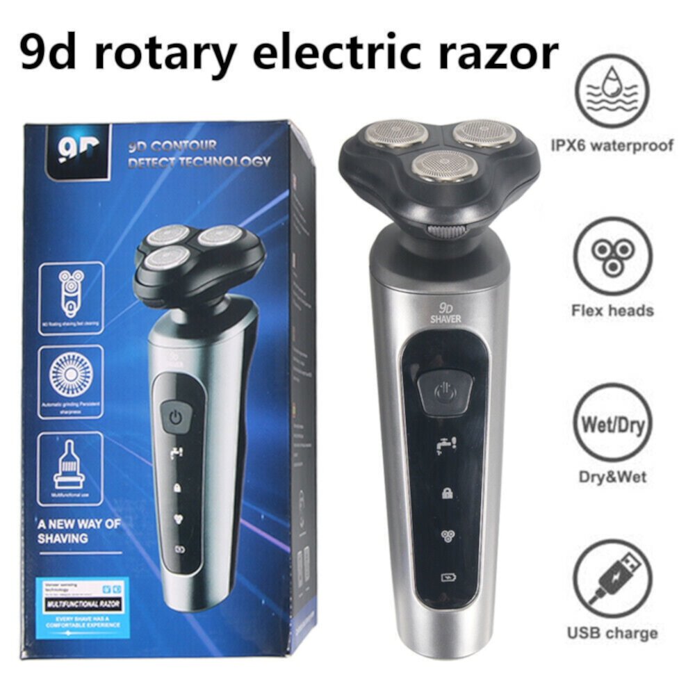 Onemayship USB Rotary Electric Razor Shaver Trimmer Men's  Wet & Dry Razor Jinyi