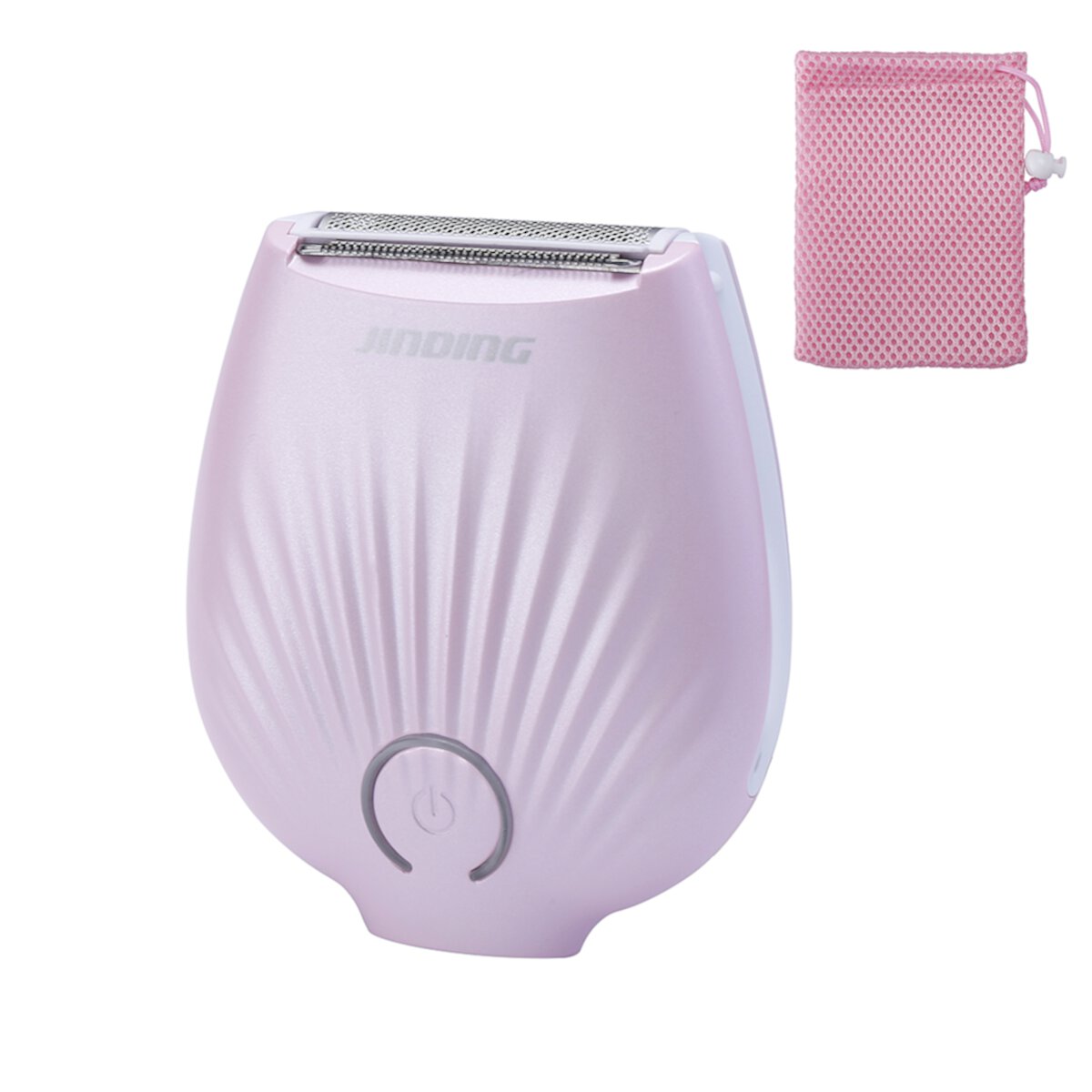 Women’s Electric Razor Shaver Trimmer - For Wet & Dry Hair - Use on Face, Legs and Bikini Area(Pink) Jinding