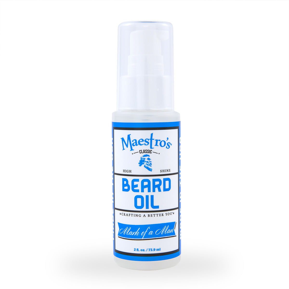 Maestro's Classic Mark of a Man Blend Beard Oil, 2oz Maestro's Classic