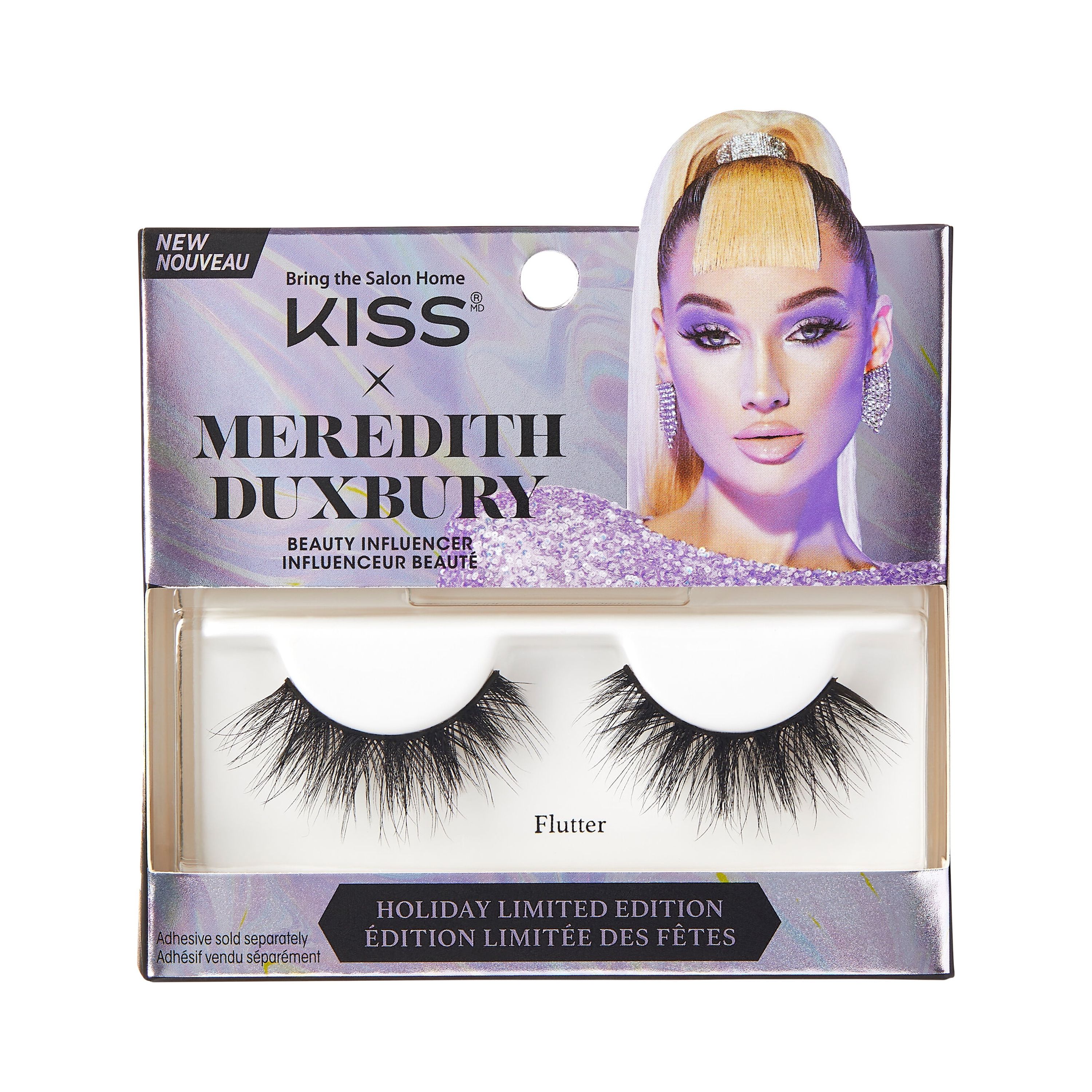 KISS X MEREDITH DUXBURY Holiday Limited Edition False Eyelashes, ‘Flutter’, 1 Pair Kiss