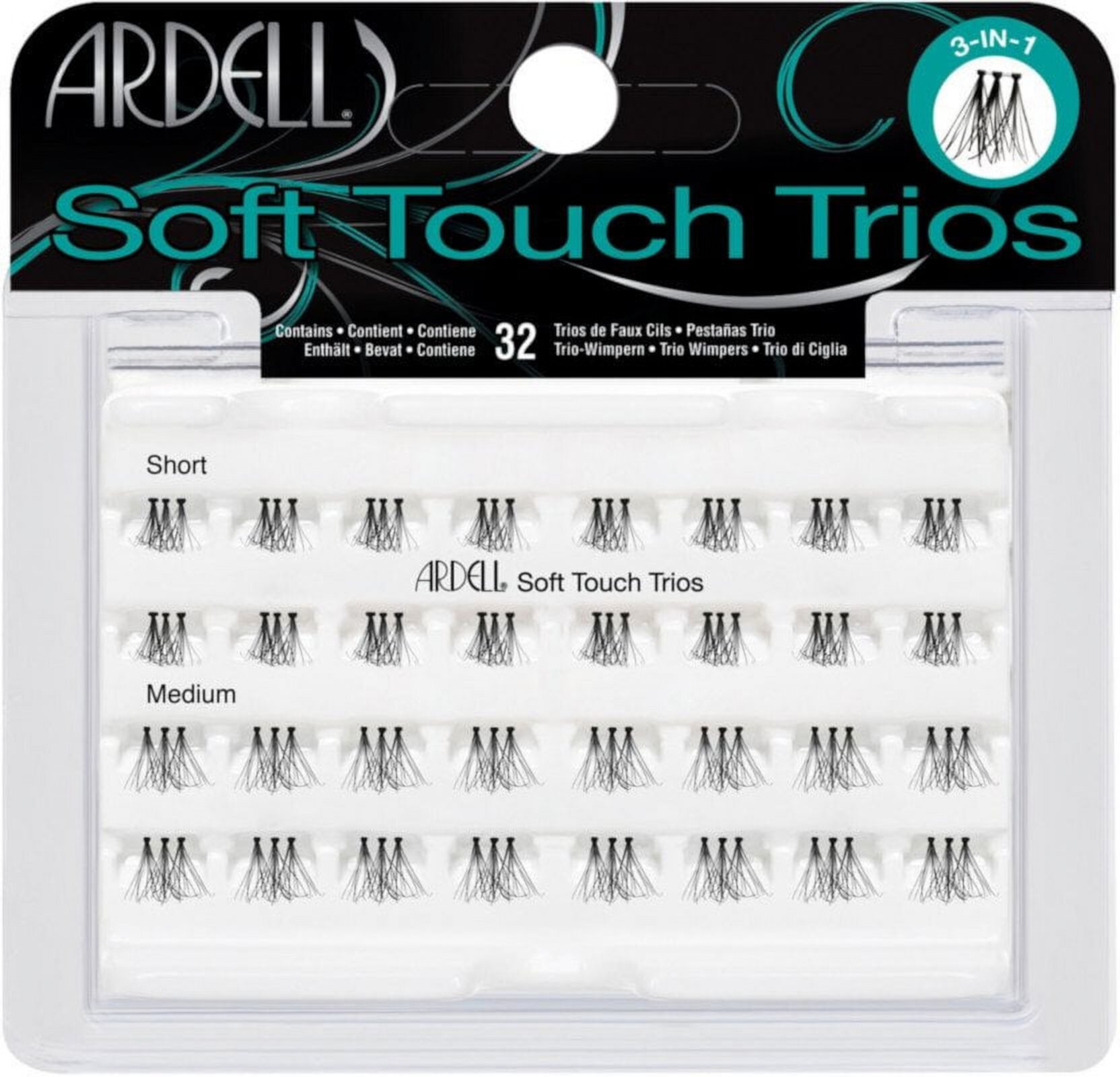 Ardell Soft Touch Lashes Trio (Short, Medium) ARDELL