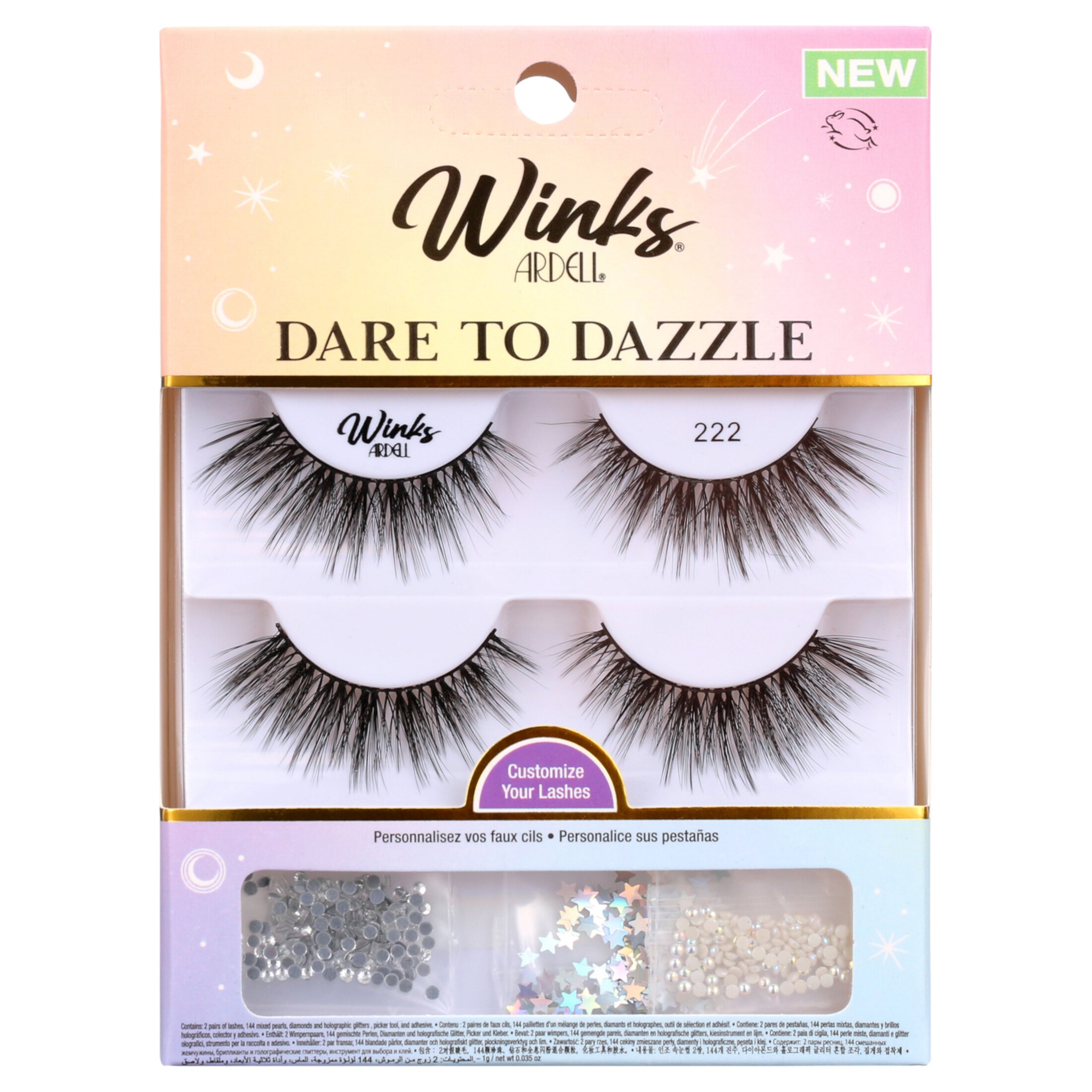 Ardell Lashes Winks-Dare To Dazzle, 2 Pairs ARDELL