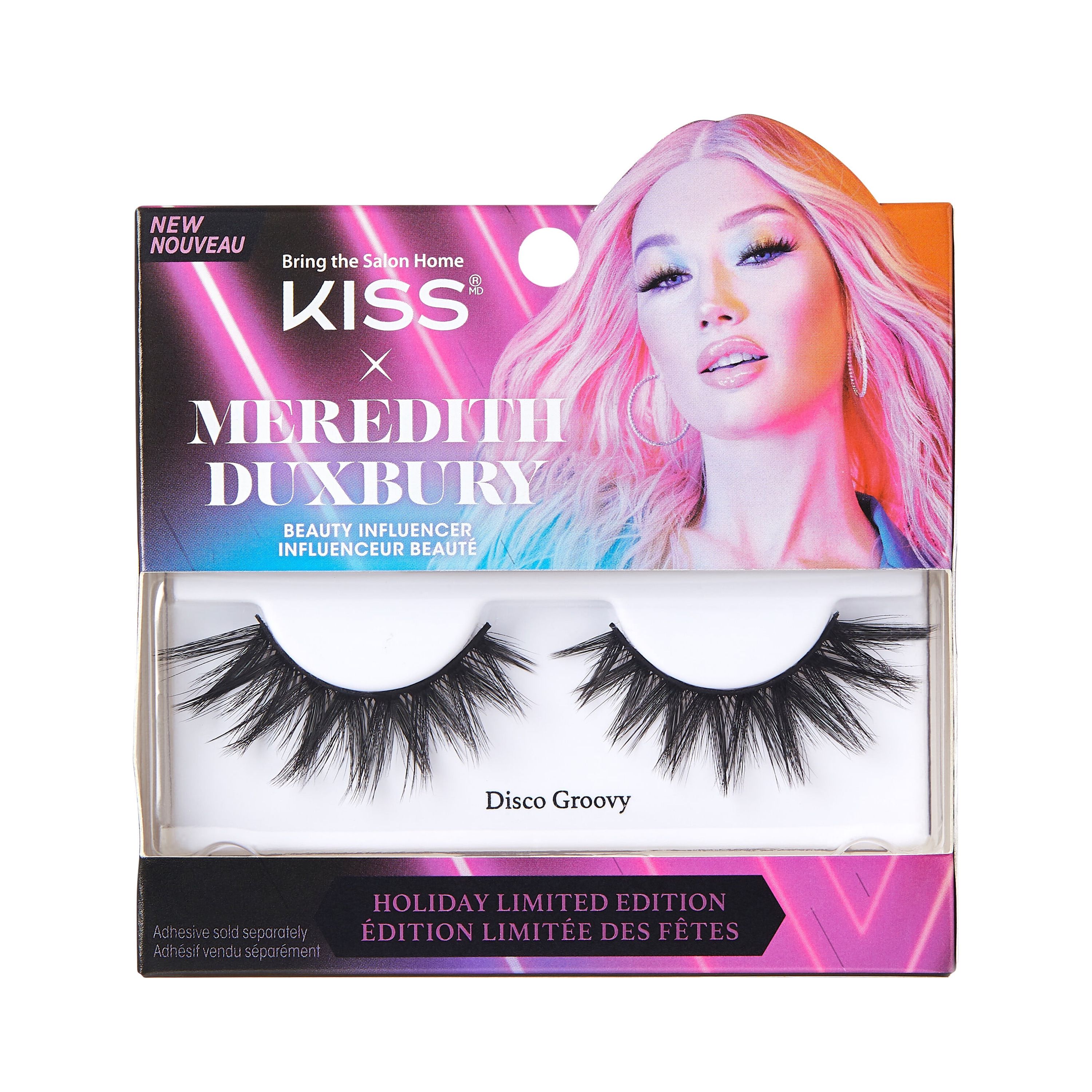 KISS X MEREDITH DUXBURY Holiday Limited Edition False Eyelashes, ‘Disco Groovy’, 1 Pair Kiss