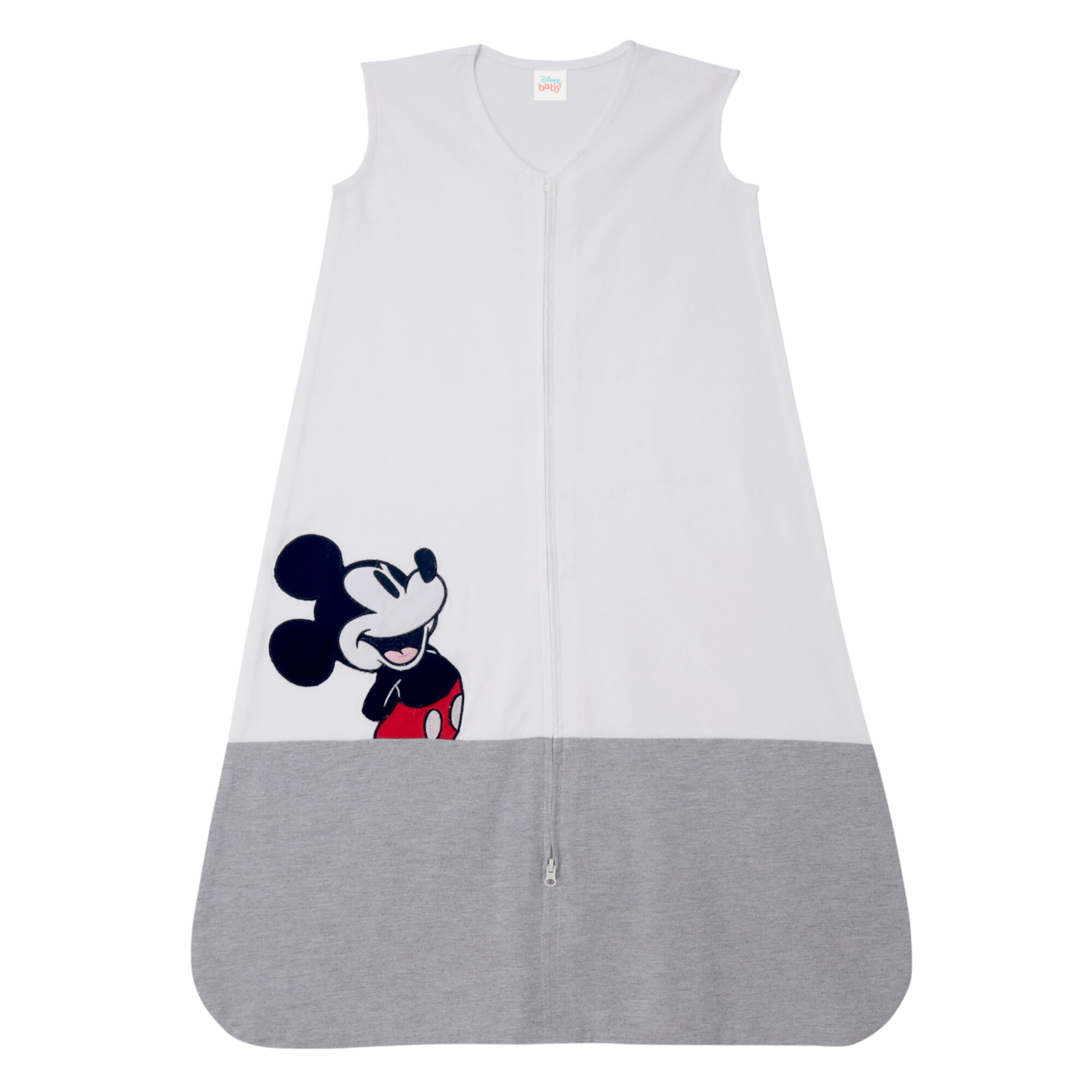 Lambs & Ivy Mickey Mouse Wearable Blanket - Gray, White, Animals, Disney Lambs & Ivy