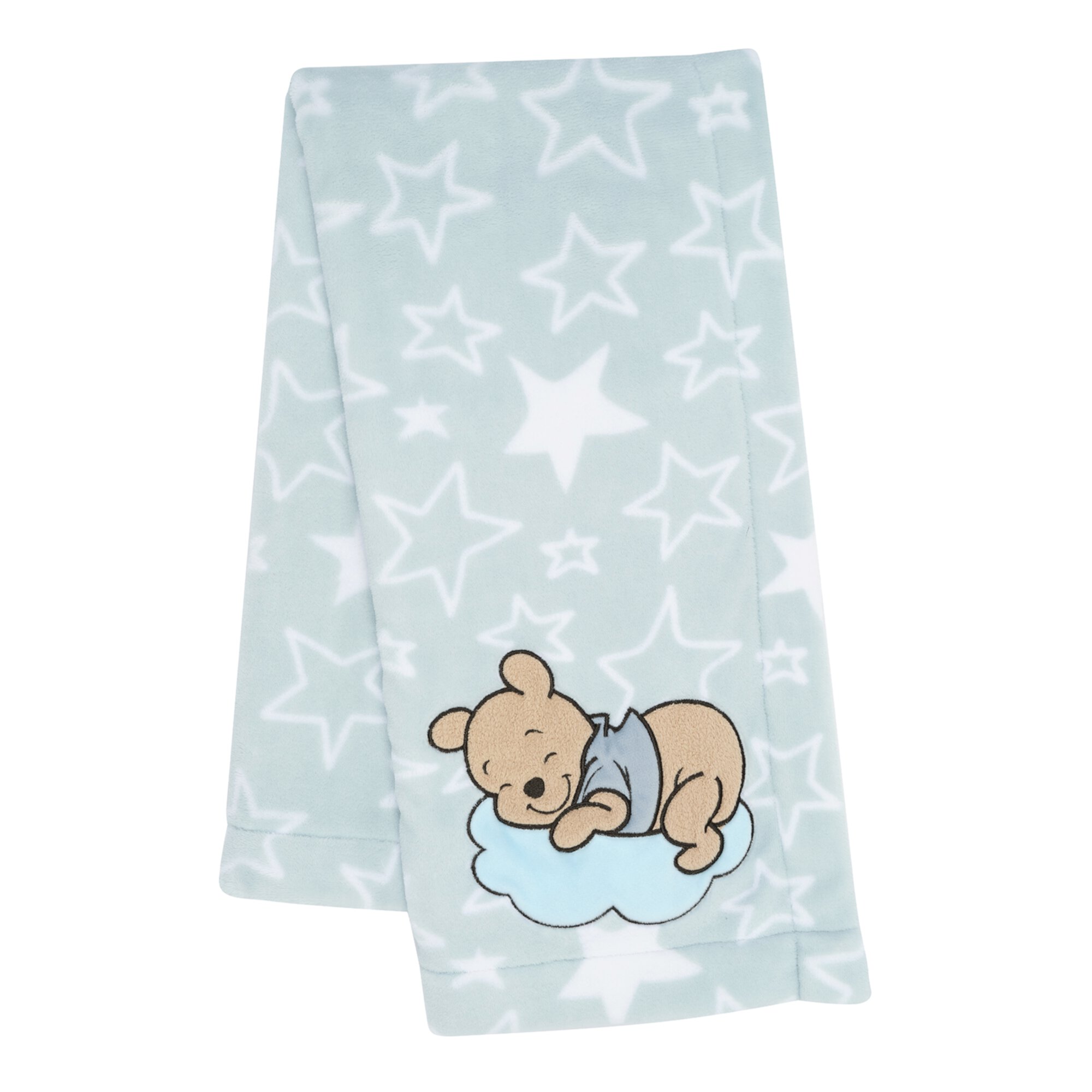 Bedtime Originals Disney Baby Starlight Pooh Blue/White Soft Fleece Baby Blanket Bedtime Originals