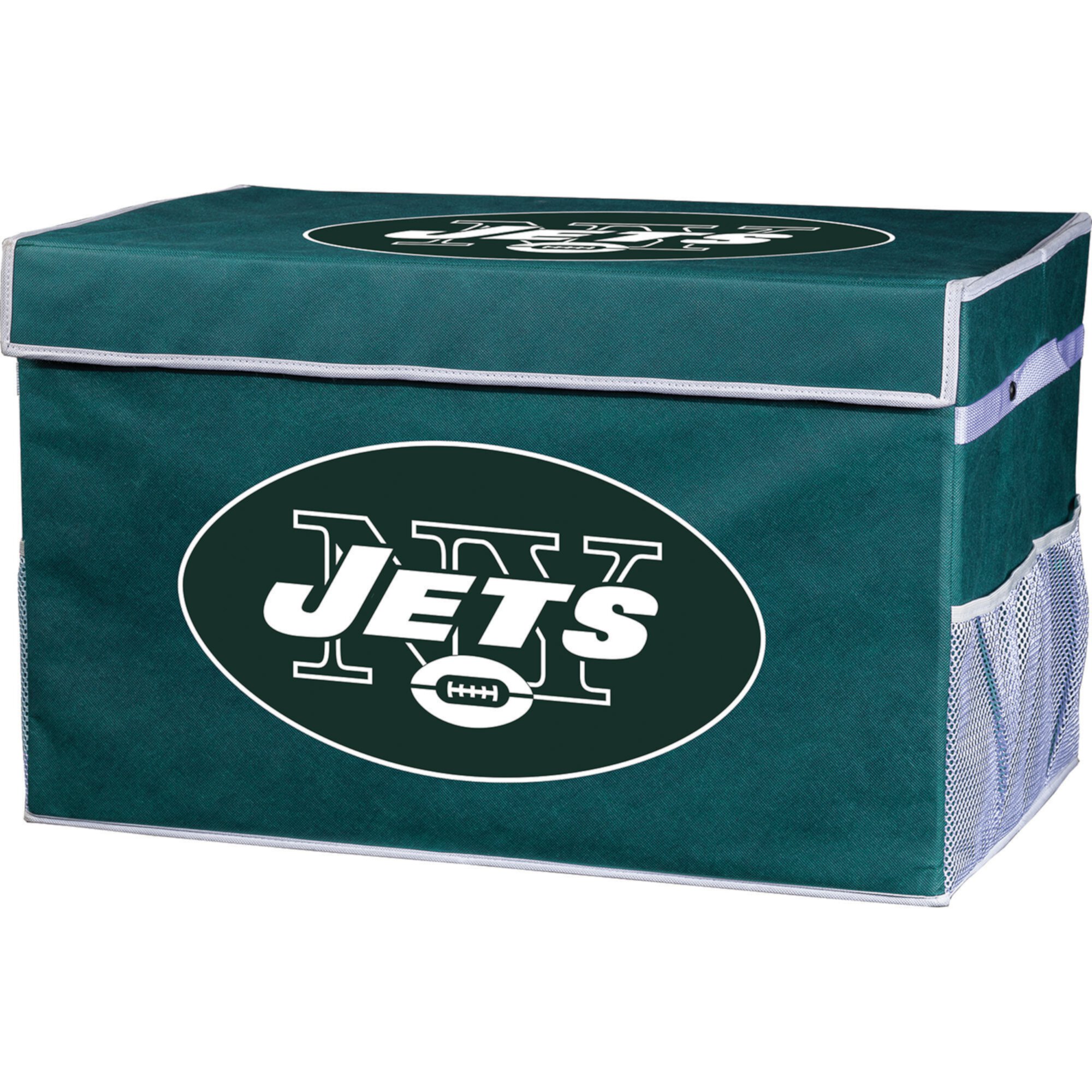 Franklin Sports NFL New York Jets Collapsible Storage Footlocker Bins - Small Franklin Sports