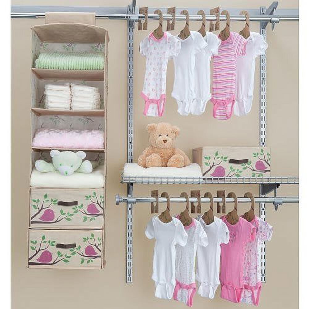 DELTA Eco Nursery Closet Set 20-Pieces - Pink SS2027-688 Delta