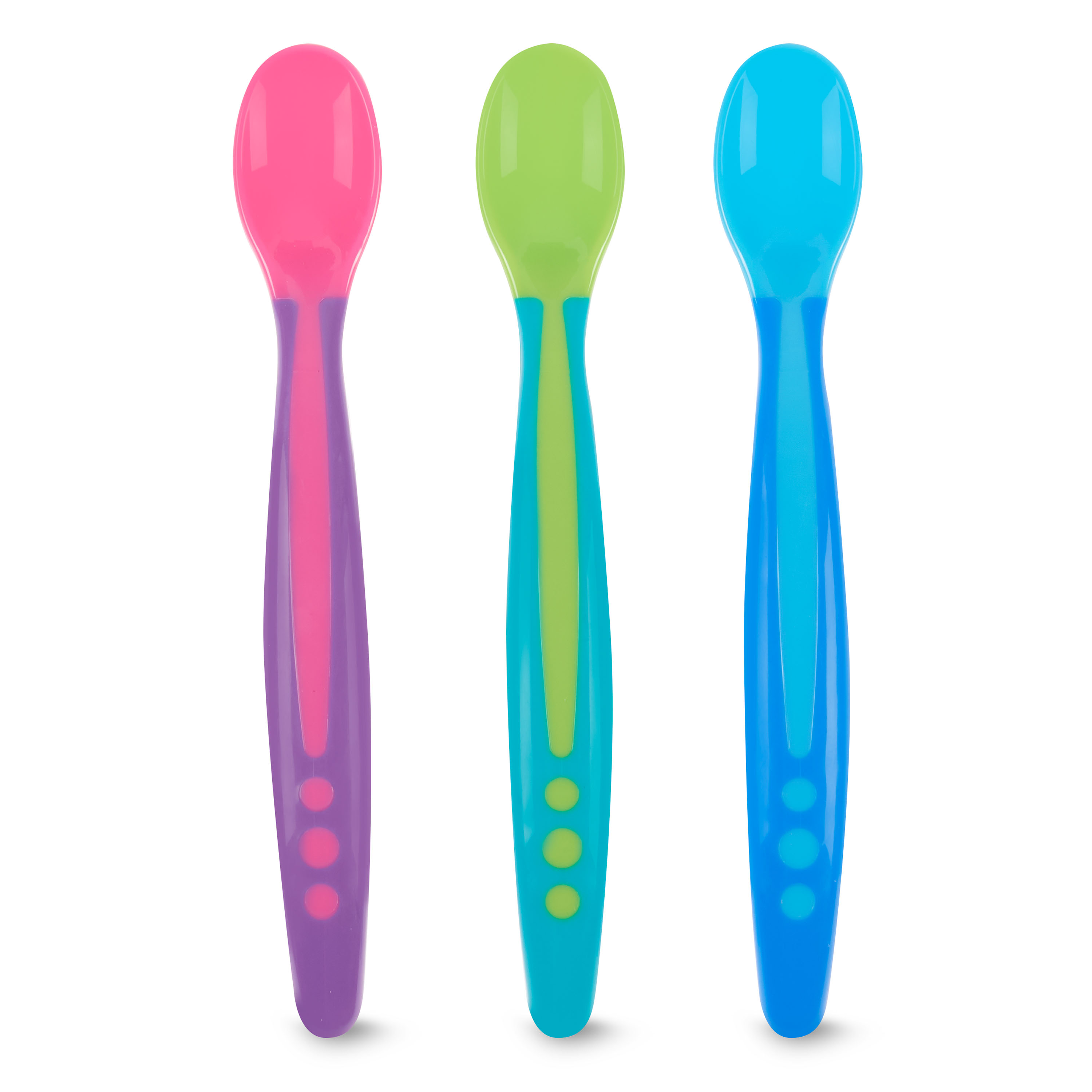 Parent's Choice BPA Free Soft Tip Feeding Spoons, 6 Pack Multi-Color Parent's Choice