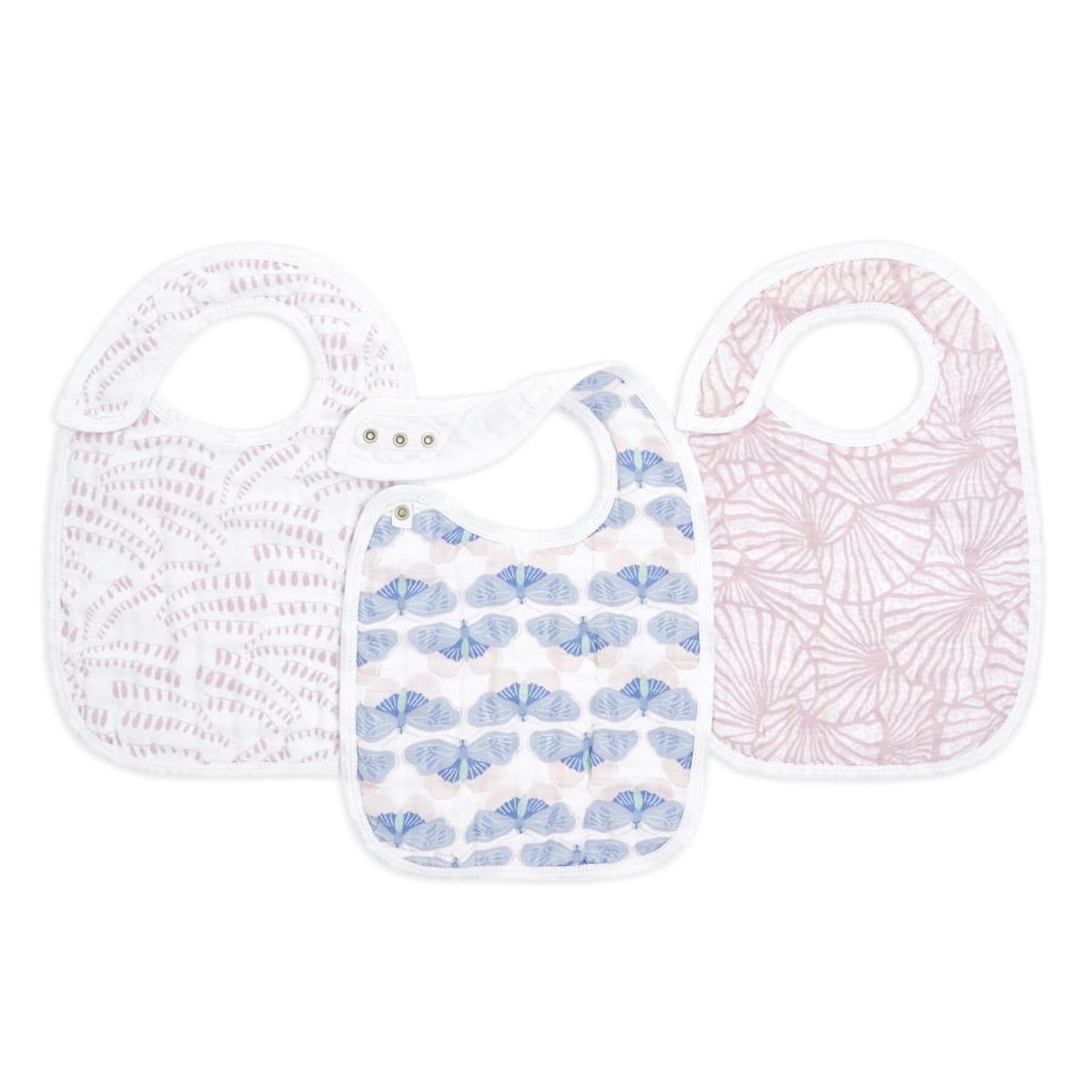 aden + anais, classic snap bibs, deco 3-pack Aden + anais