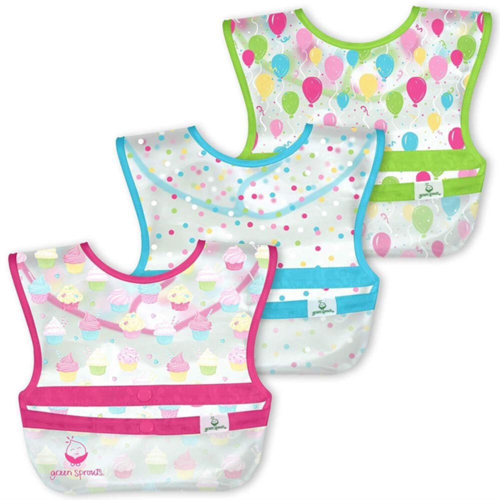 Green Sprouts Snap and Go Easy-wear Bibs for Baby & Toddler, 3 pk Coming soon