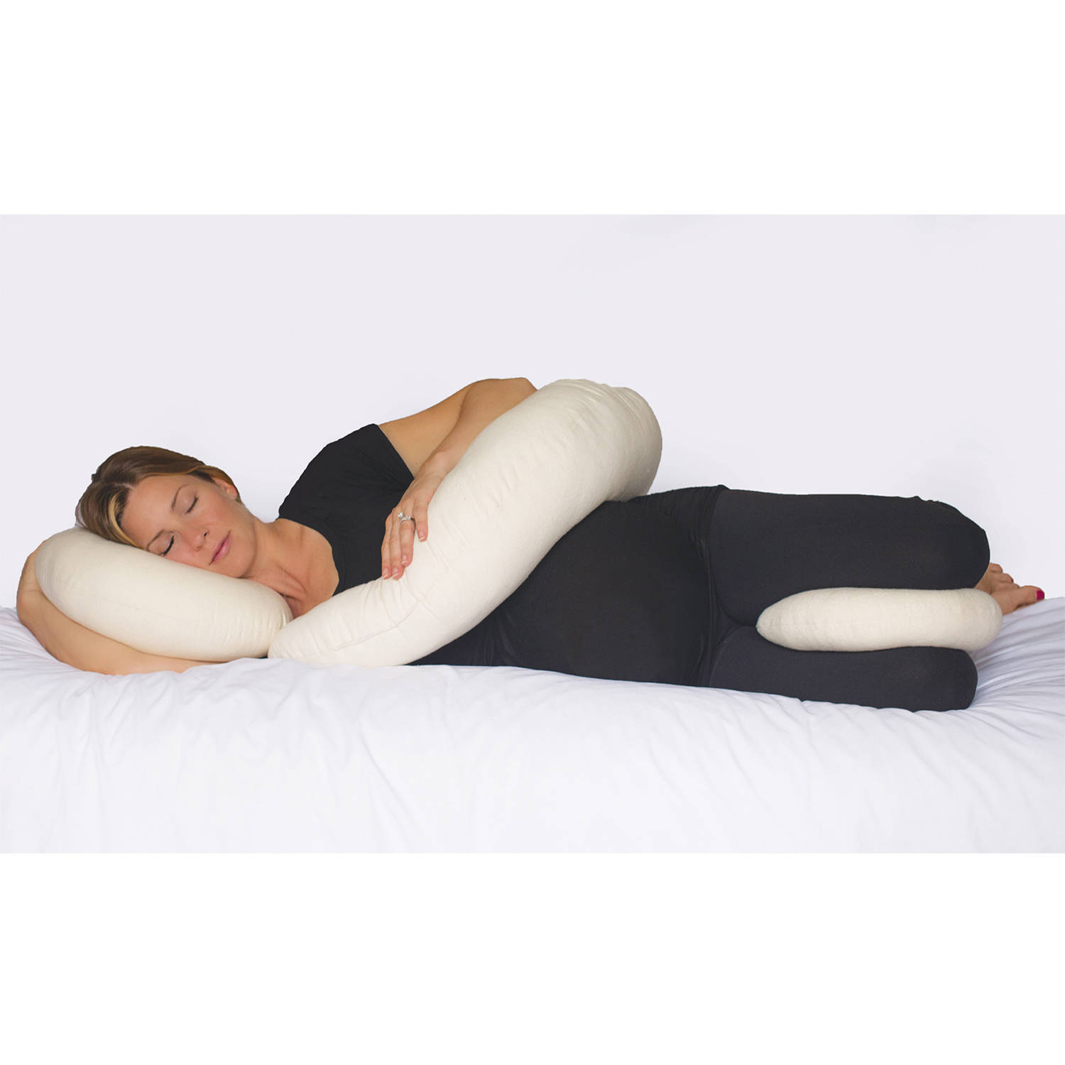 NuAngel Trinity™ Maternity & Nursing Pillow Set, Natural NuAngel